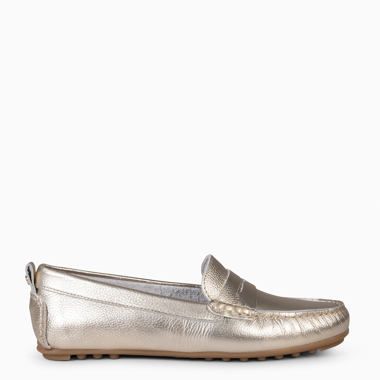 MONTEZ – Mocasín plano con plantilla extraíble PLATINO - miMaO ®
