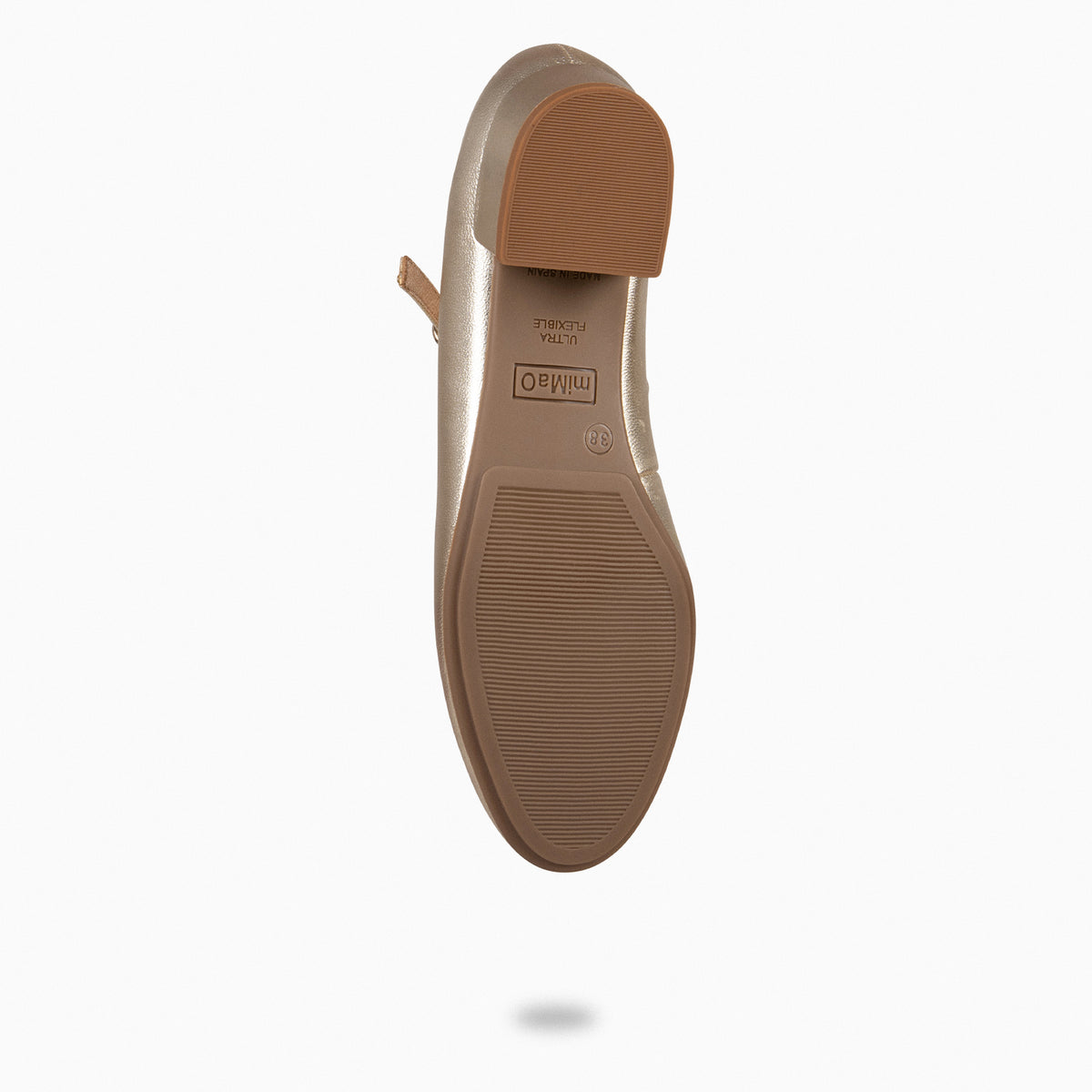 NORA – GOLDEN Mary-Janes with low heel 