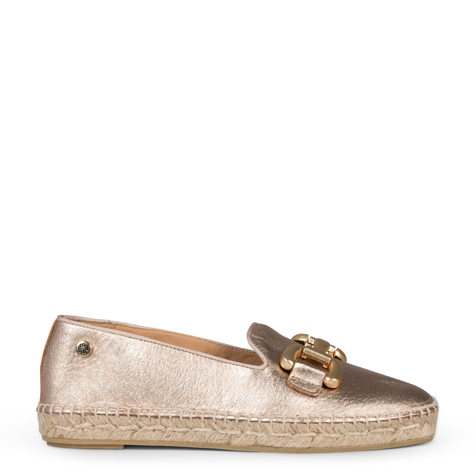MERAYA - ALPARGATA ELEGANTE DORADO - miMaO ®