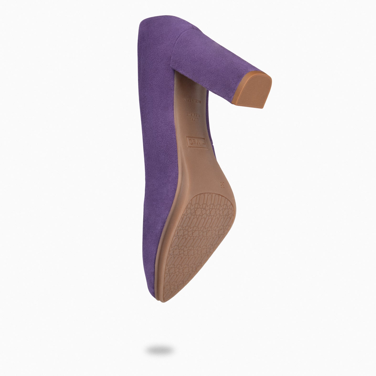 URBAN - Zapatos de tacón alto de ante MORADO - miMaO ®