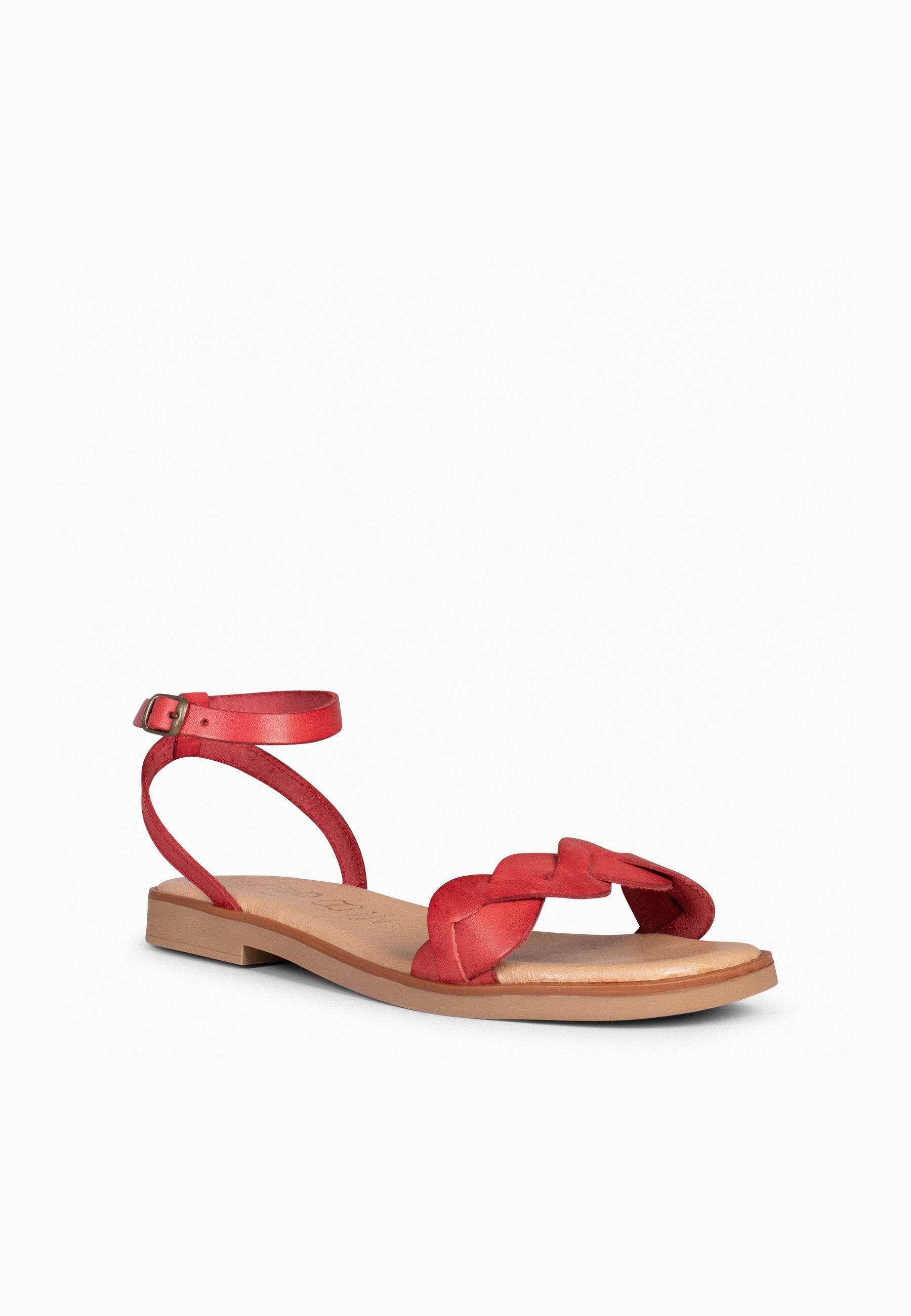 ARECA - Sandalias Planas Mujer ROJO