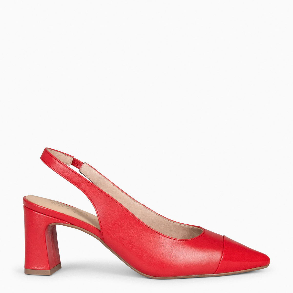 DIANA - Zapato con puntera afilada ROJO