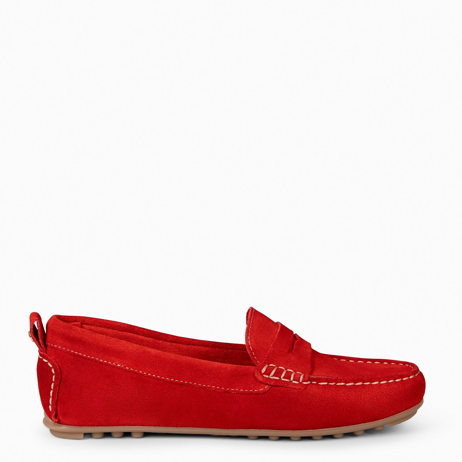 MONTEZ – Mocasín plano con plantilla extraíble ROJO - miMaO ®