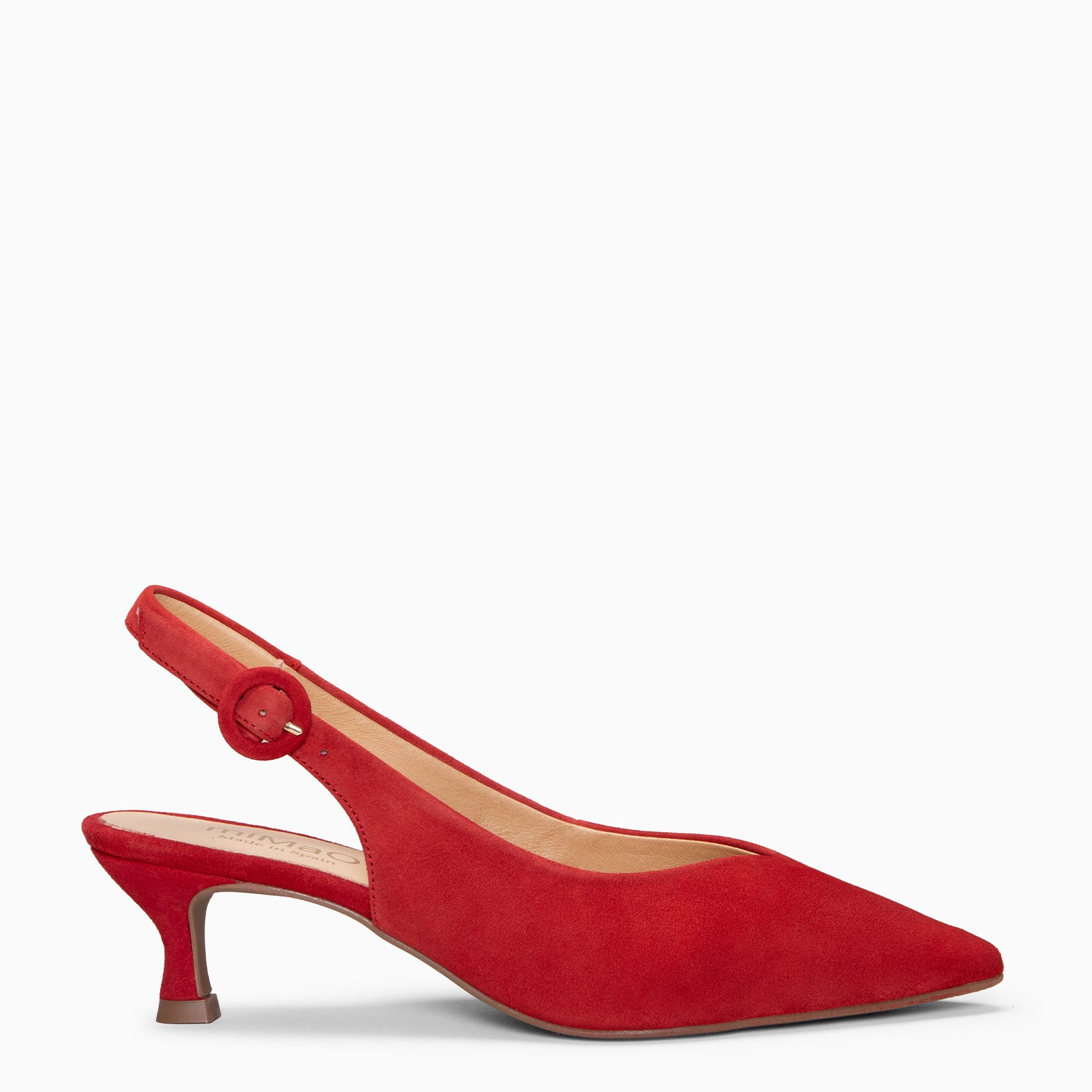CARMEN – Zapatos de Tacón acampanado ROJO - miMaO ®
