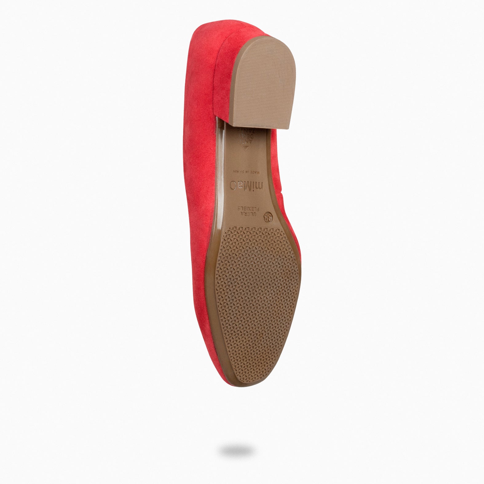 URBAN XS - Zapatos de tacón bajo de ante ROJO - miMaO ®
