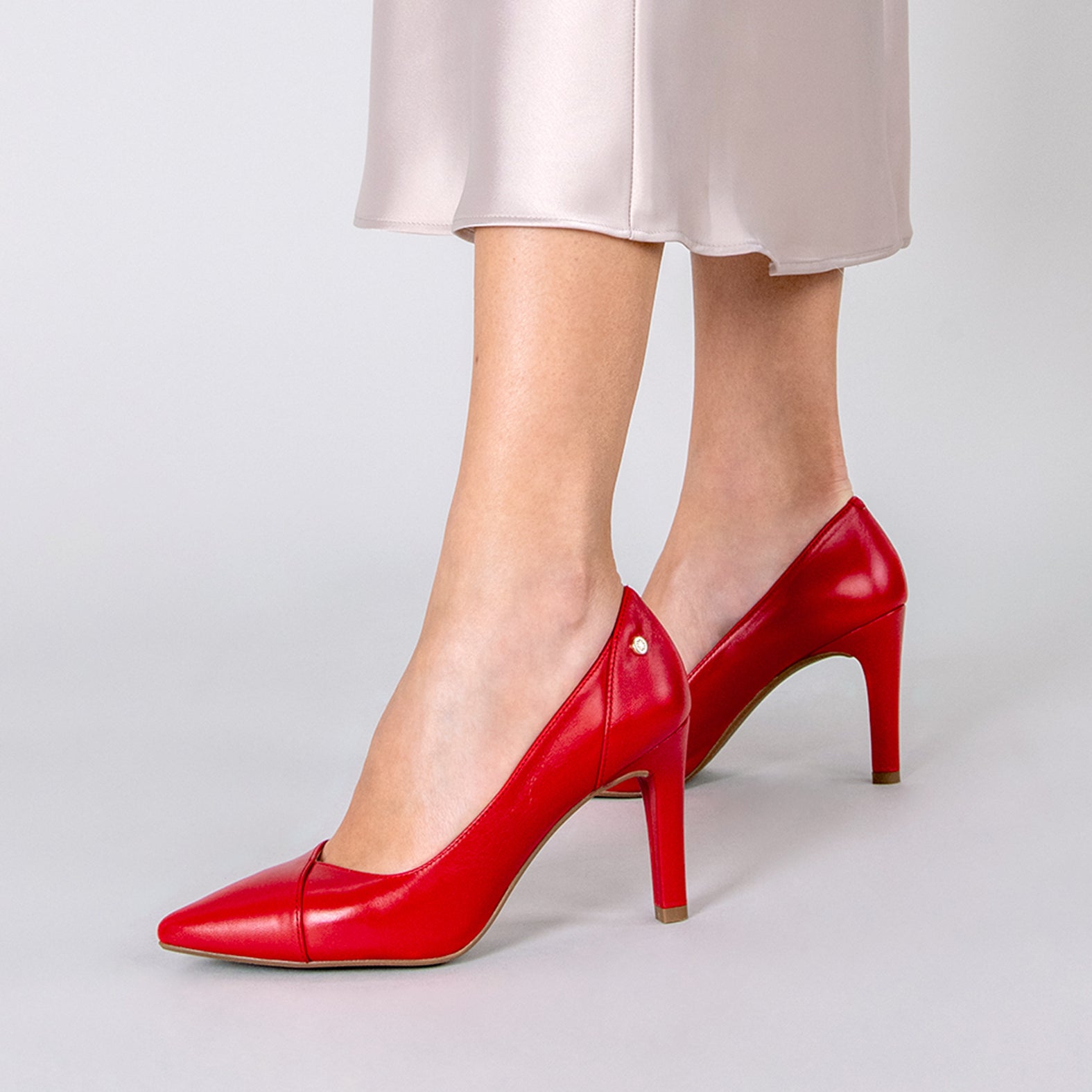 GLAM - Zapatos elegantes de tacón alto ROJO - miMaO ®