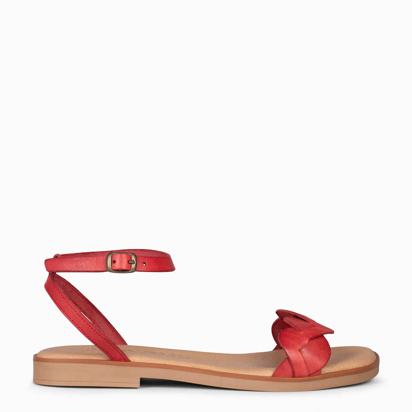 ARECA - Sandalias Planas Mujer ROJO