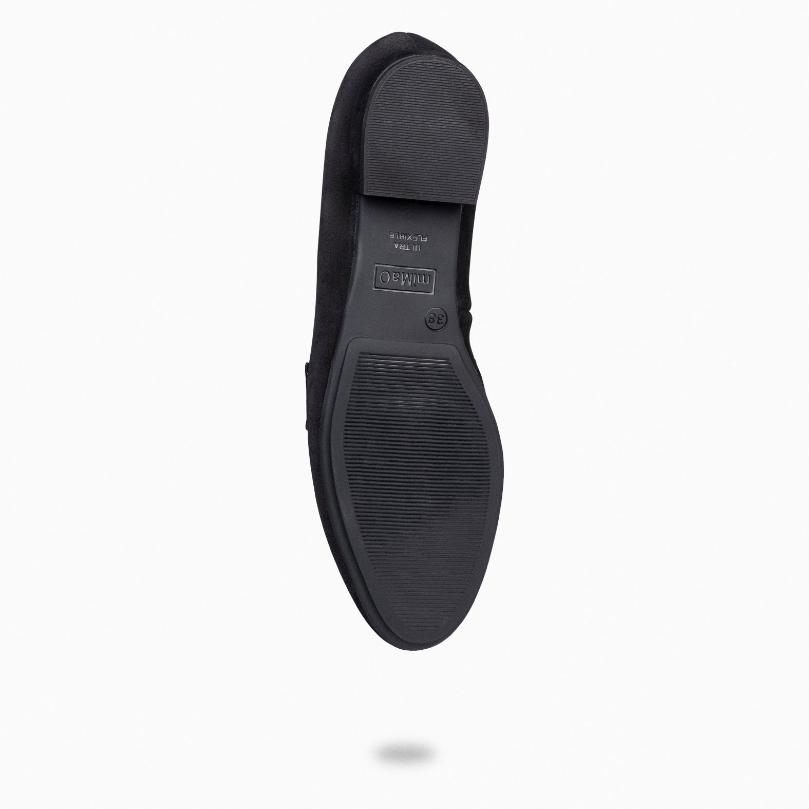SLIPPERS BRIGHT -BLACK moccasins