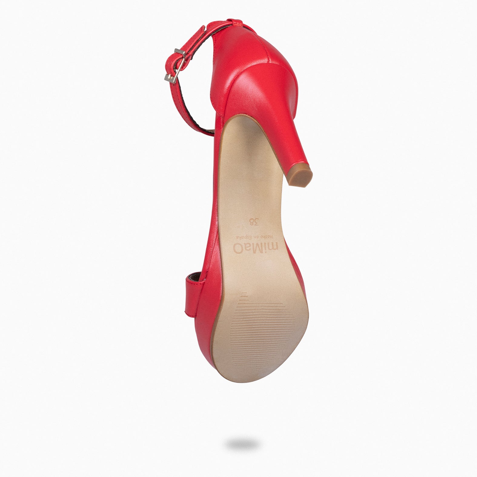PARTY - Sandales à talon haut et plateforme ROUGE