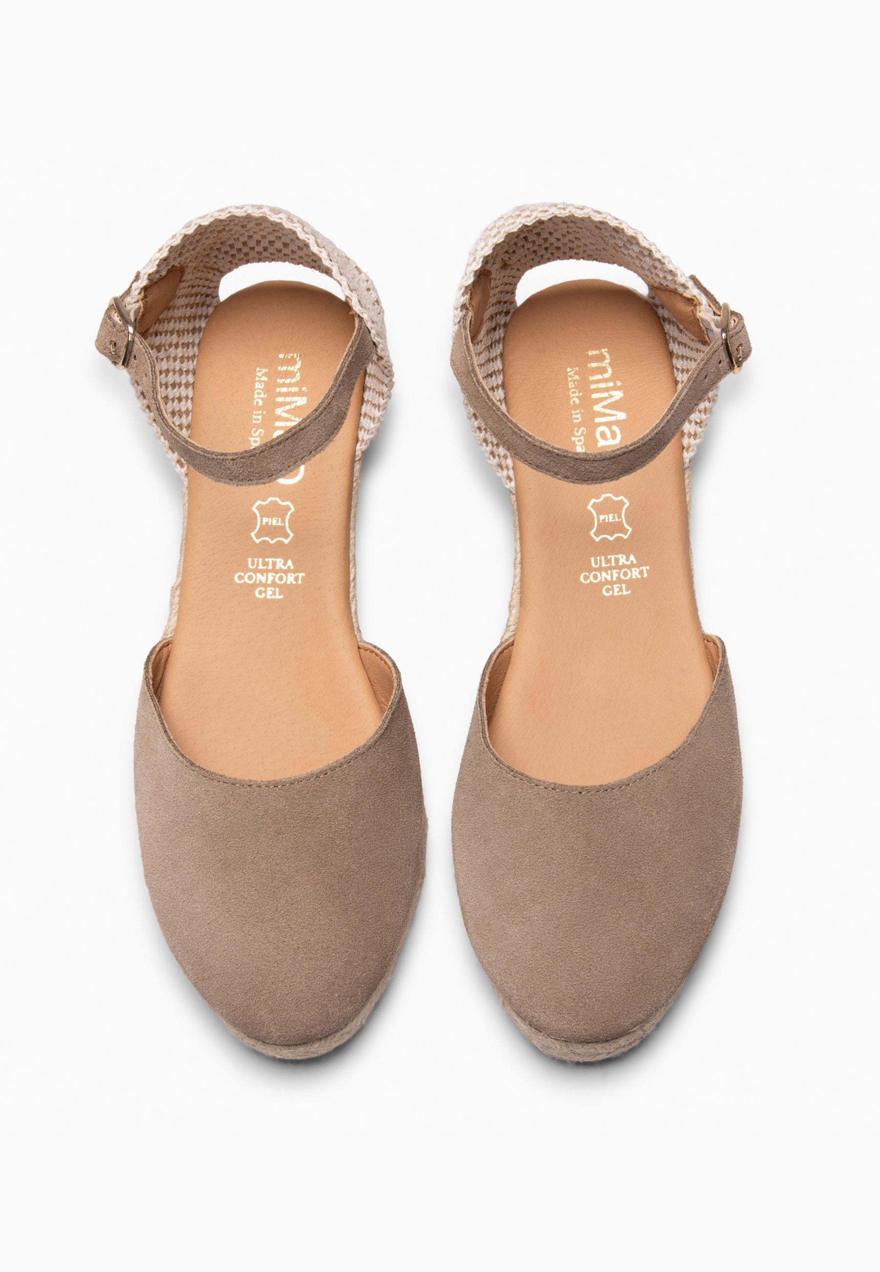 FORNELLS - Cuñas bajas de Esparto TAUPE