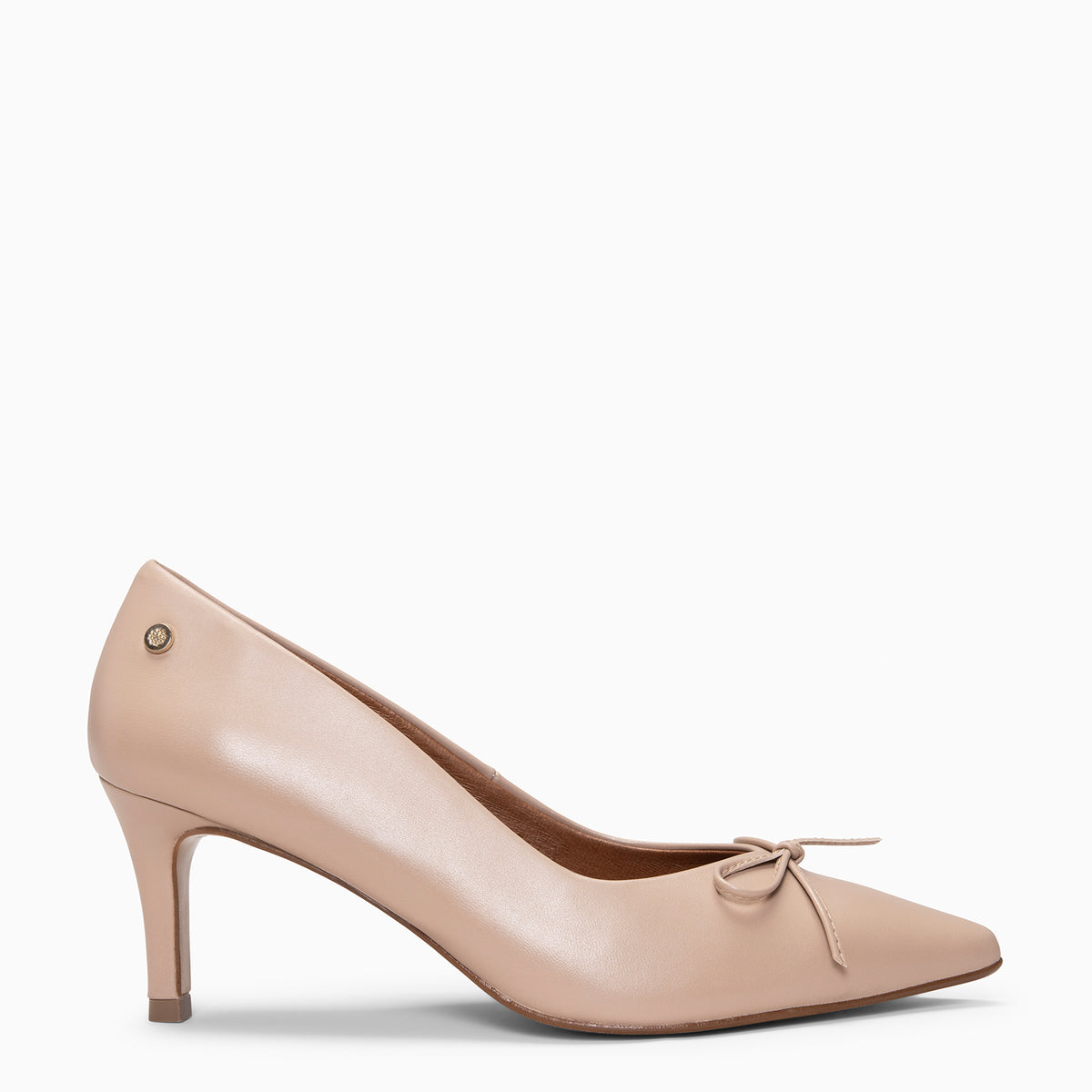 MONI - Zapatos de salón de tacón fino con lazo TAUPE