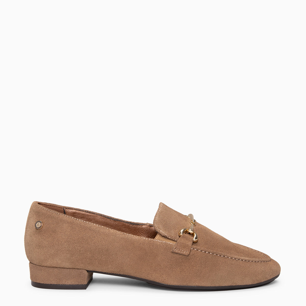 SERENA - Mocasín de piel TAUPE - miMaO ®