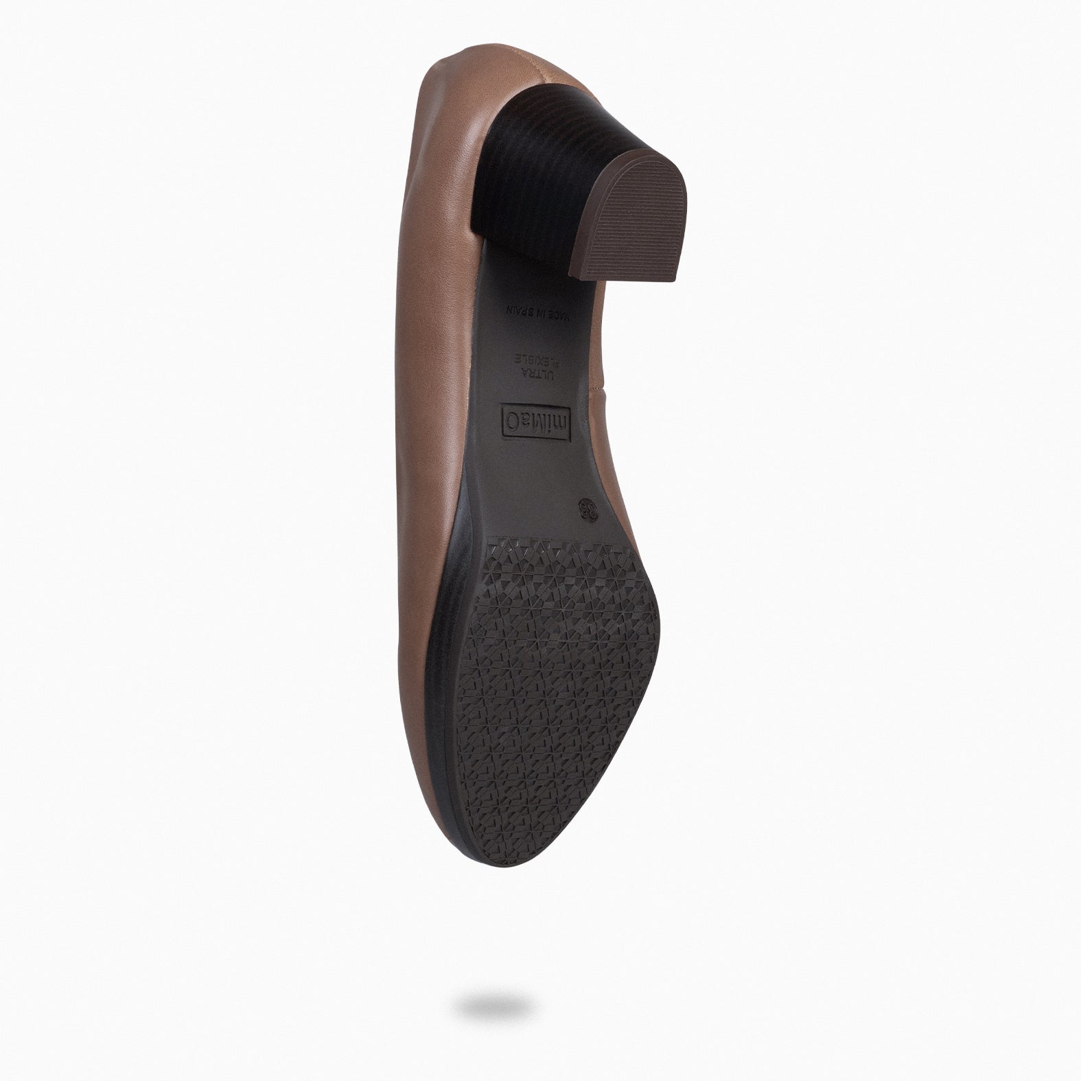 AZAFATA S - Zapatos de tacón bajo con plataforma TAUPE - miMaO ®