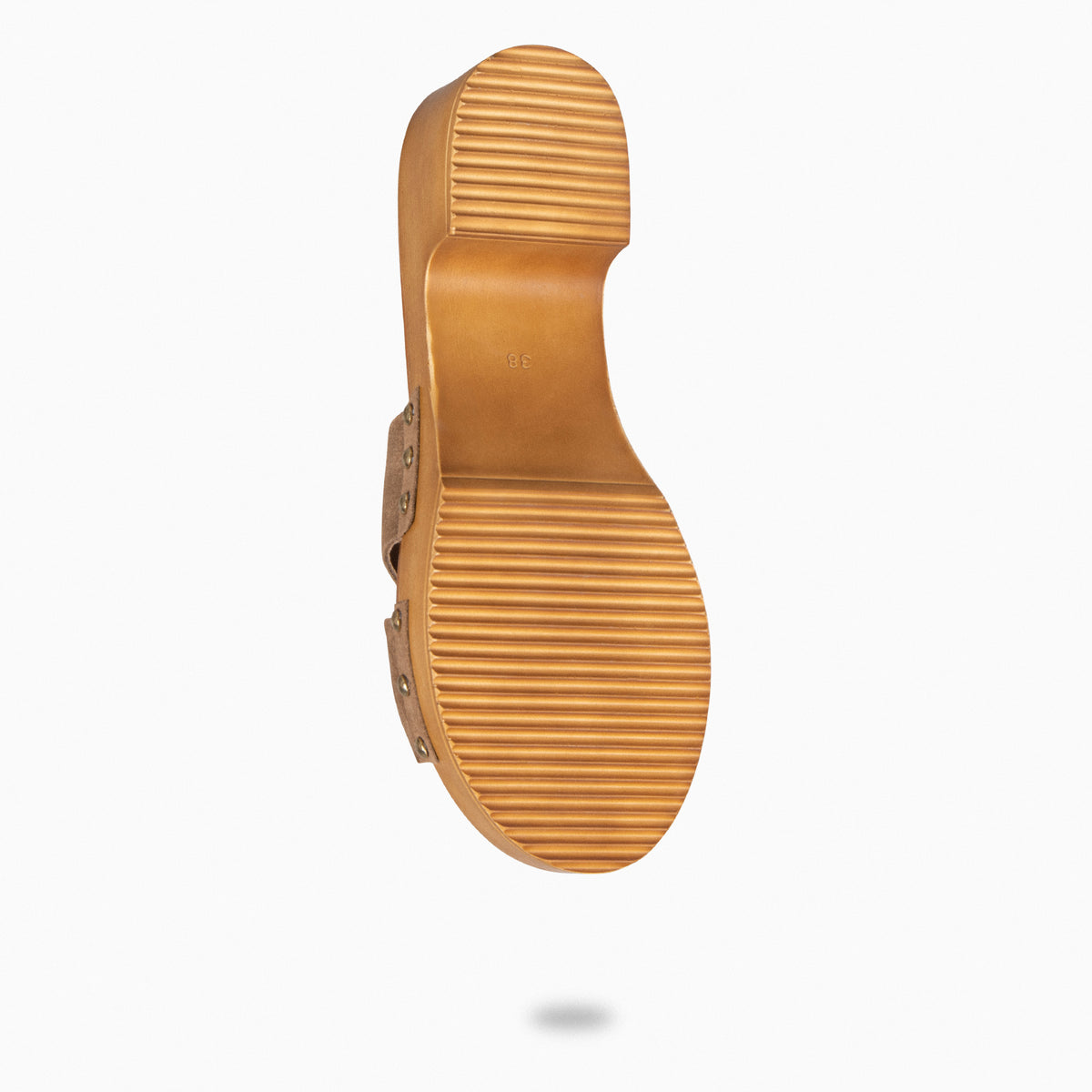 SEYA – Zuecos con tacón y plataforma TAUPE