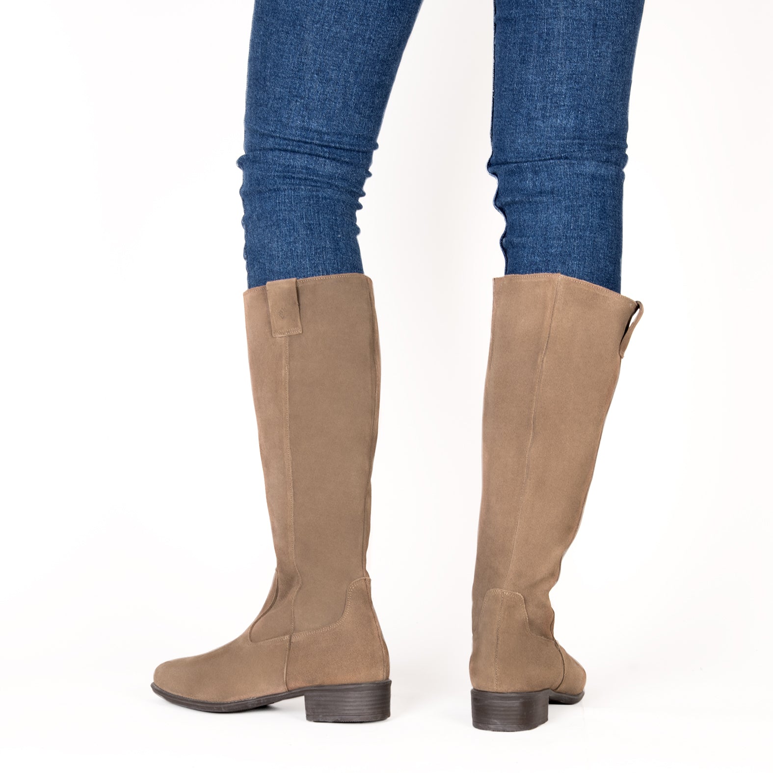 TEXAS - Botas de tacón bajo TAUPE - miMaO ®