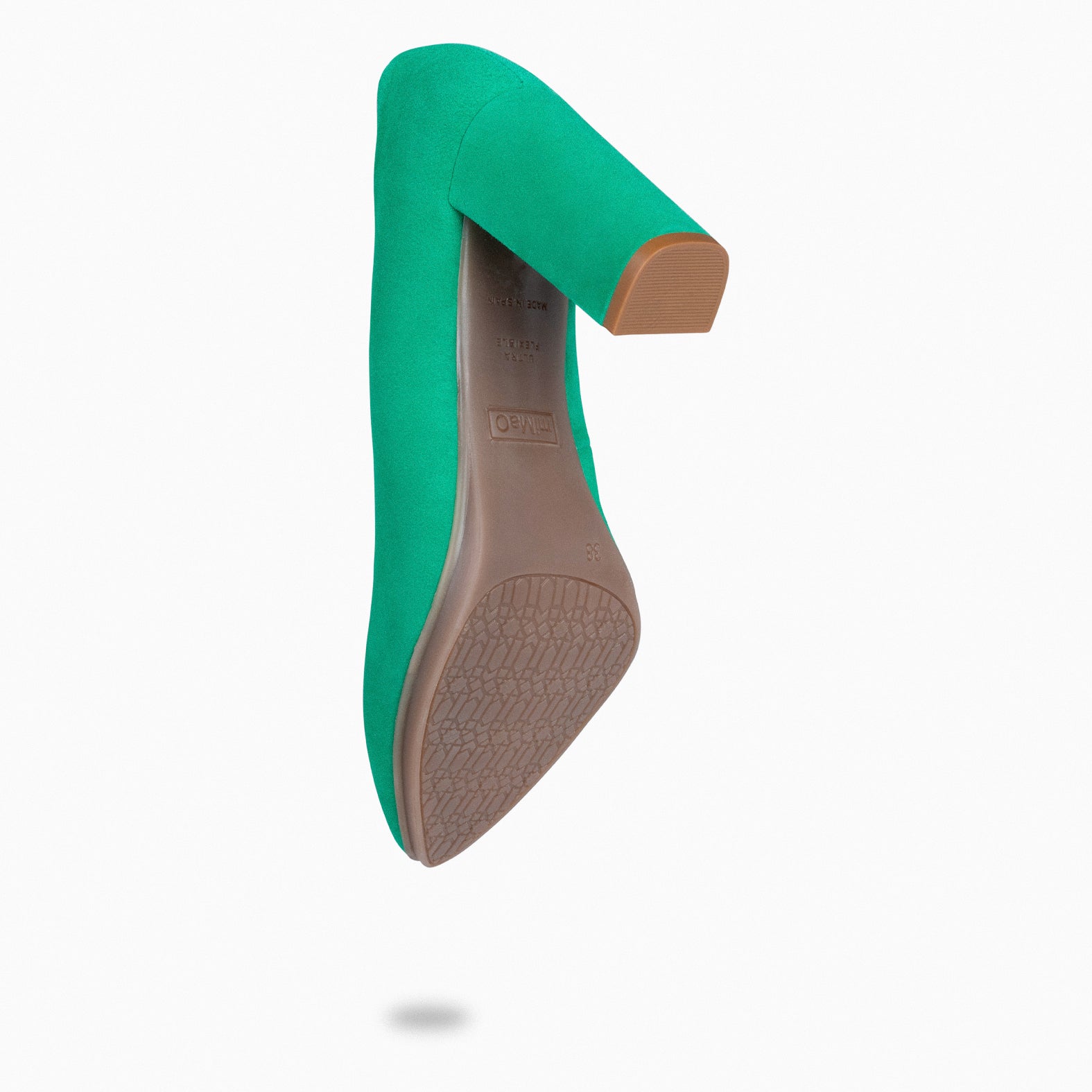 URBAN - Zapatos de tacón alto de ante VERDE