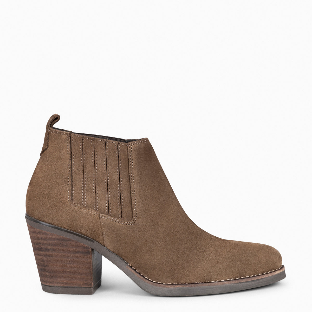 ALABAMA - Botines Cowboy de Mujer TAUPE