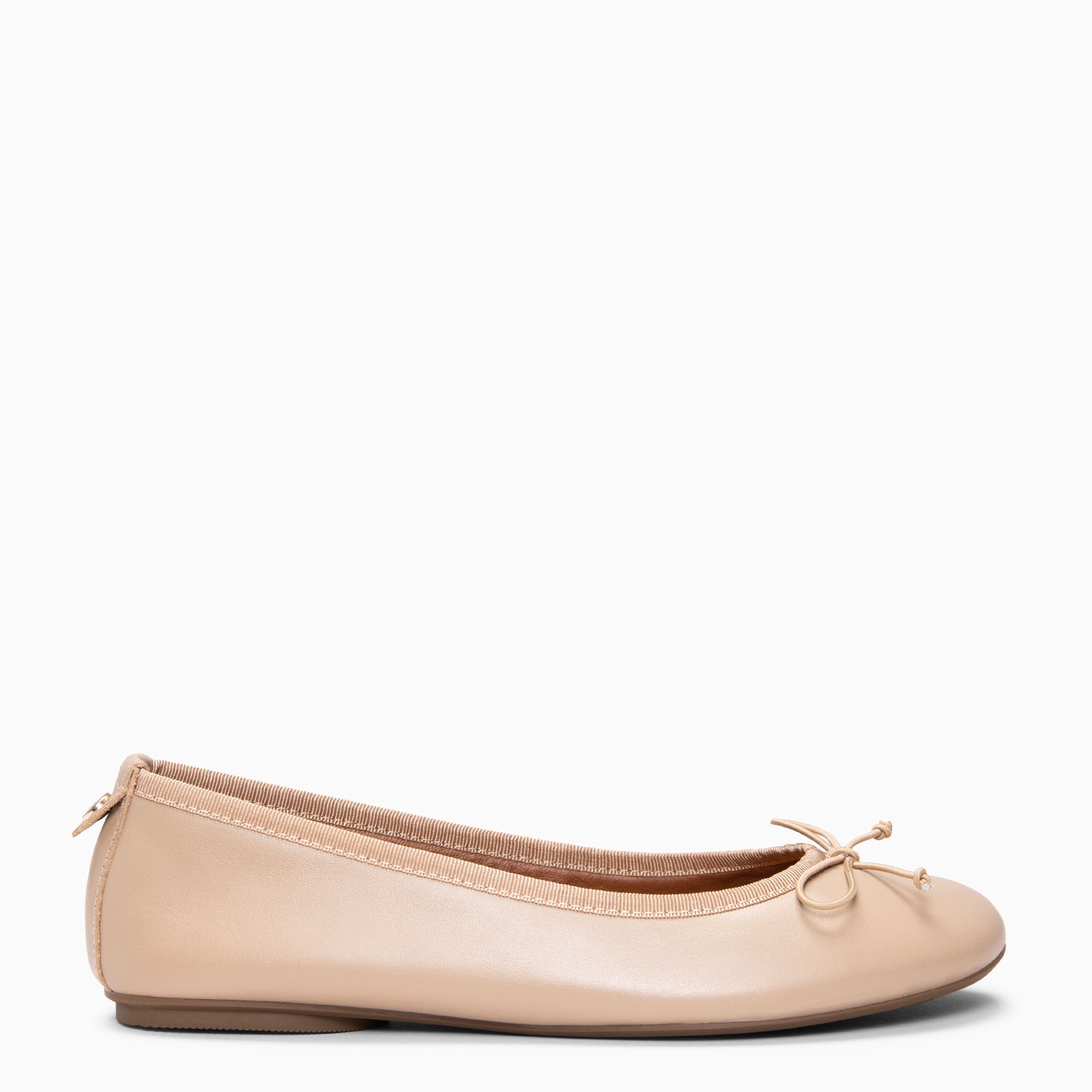 CAMPANILLA - Bailarinas baresoft con lazo BEIGE