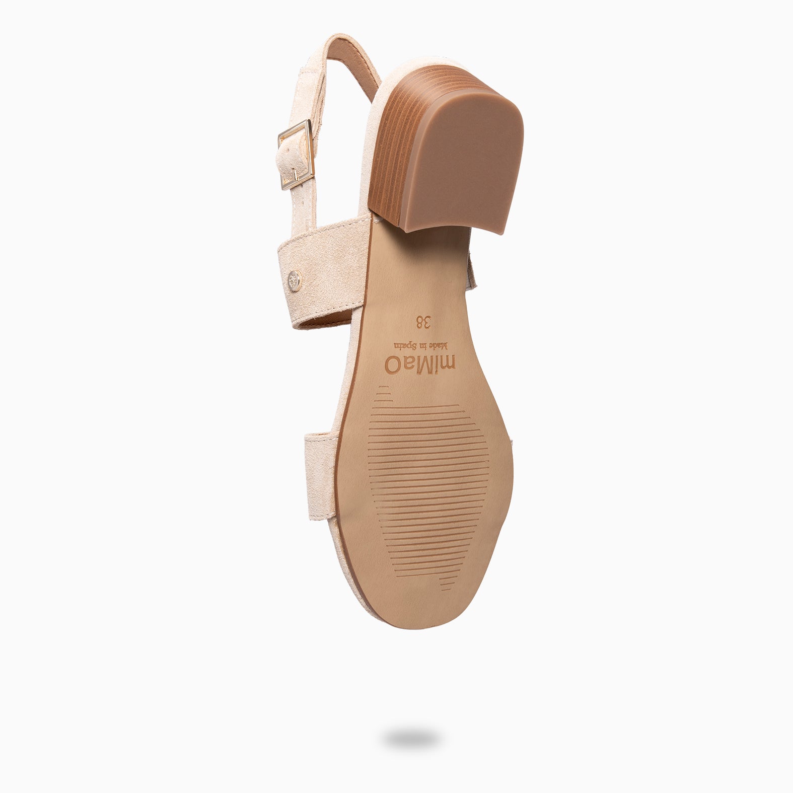 SIA - Sandalias de tacón ancho BEIGE
