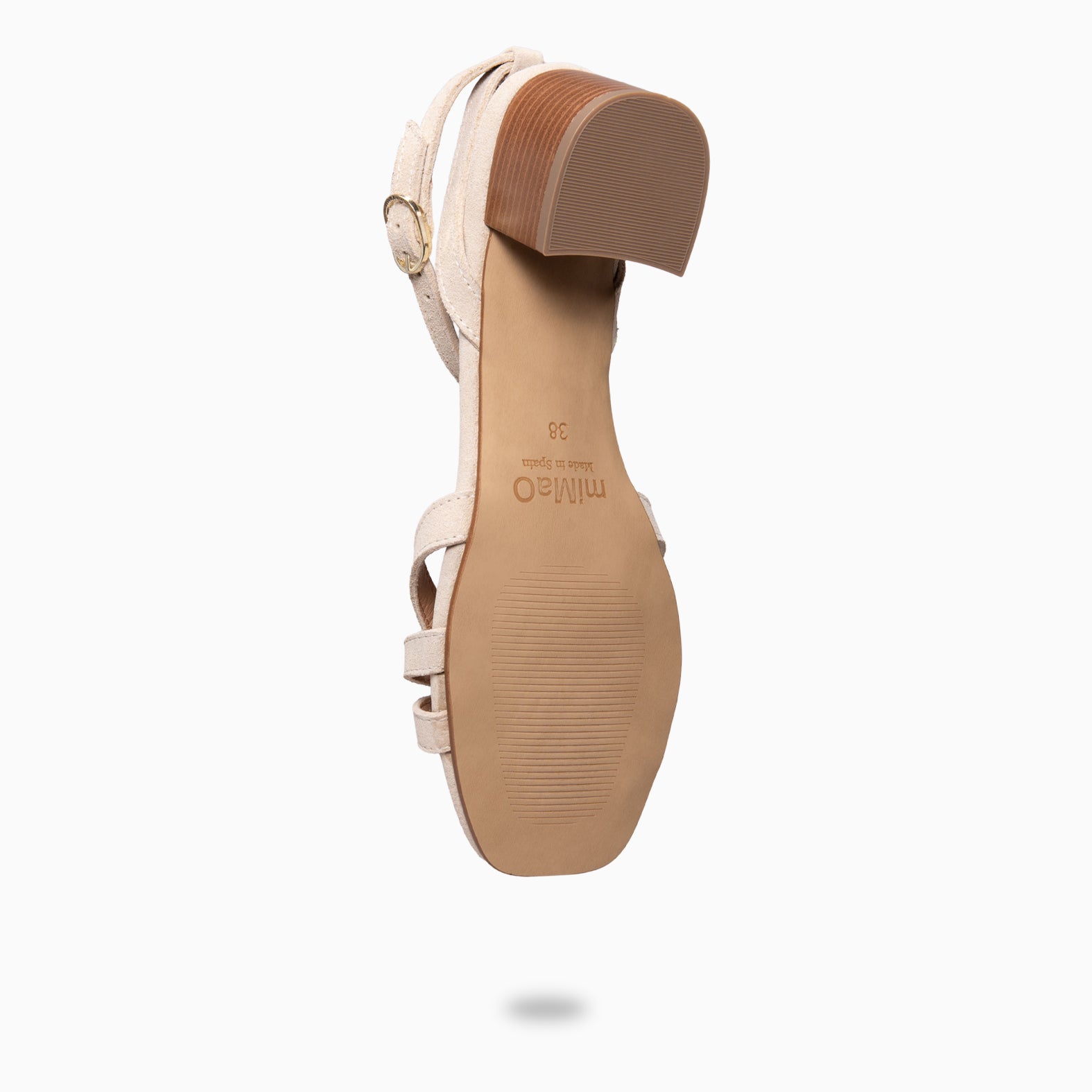 INDA - Sandalia de tacón BEIGE