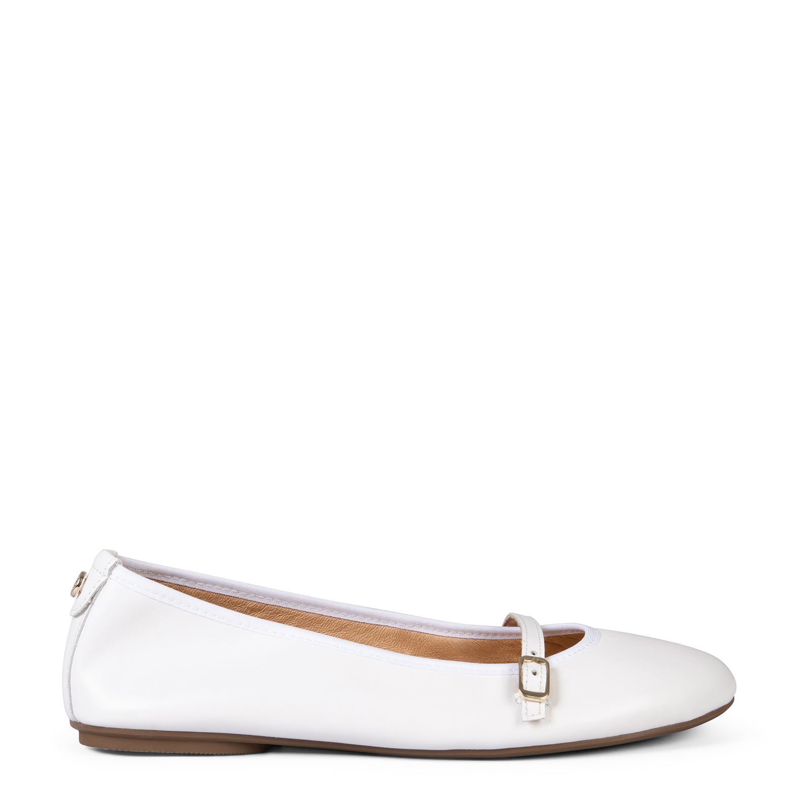 MANDY - BAILARINA PLANA BARESOFT BLANCO - miMaO ®