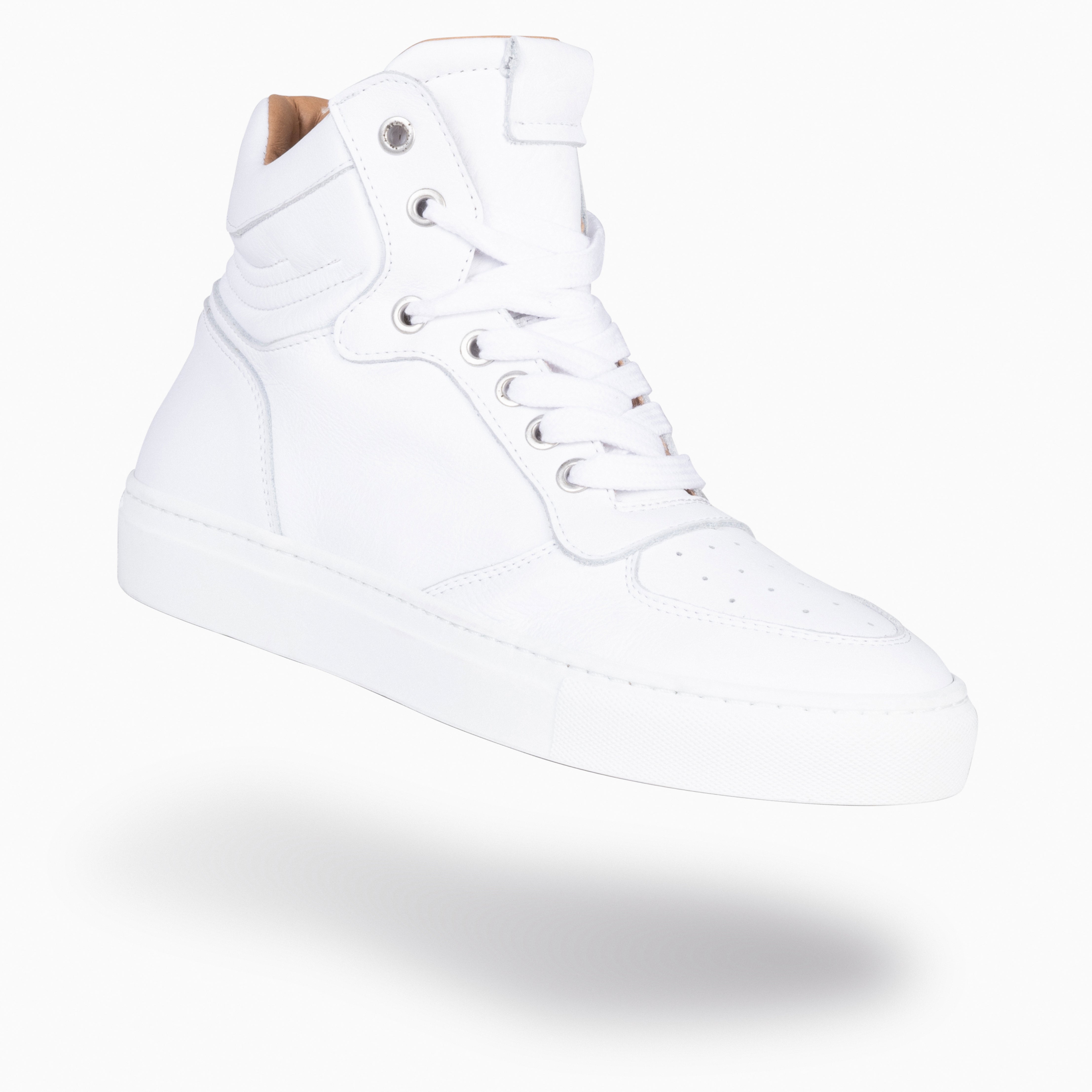BASKET - Zapatillas Altas de Mujer BLANCO - miMaO ®