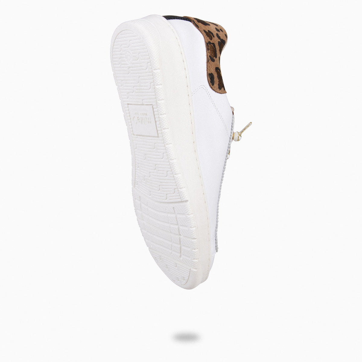 NANTES - Zapatillas Elegantes Blanco y LEOPARDO
