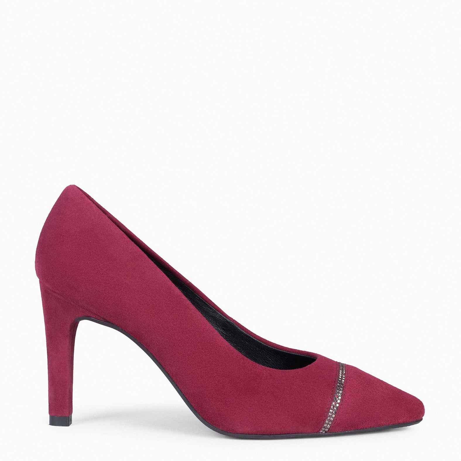 GLAM BRIGHT - Zapatos elegantes de tacón BURDEOS - miMaO ®