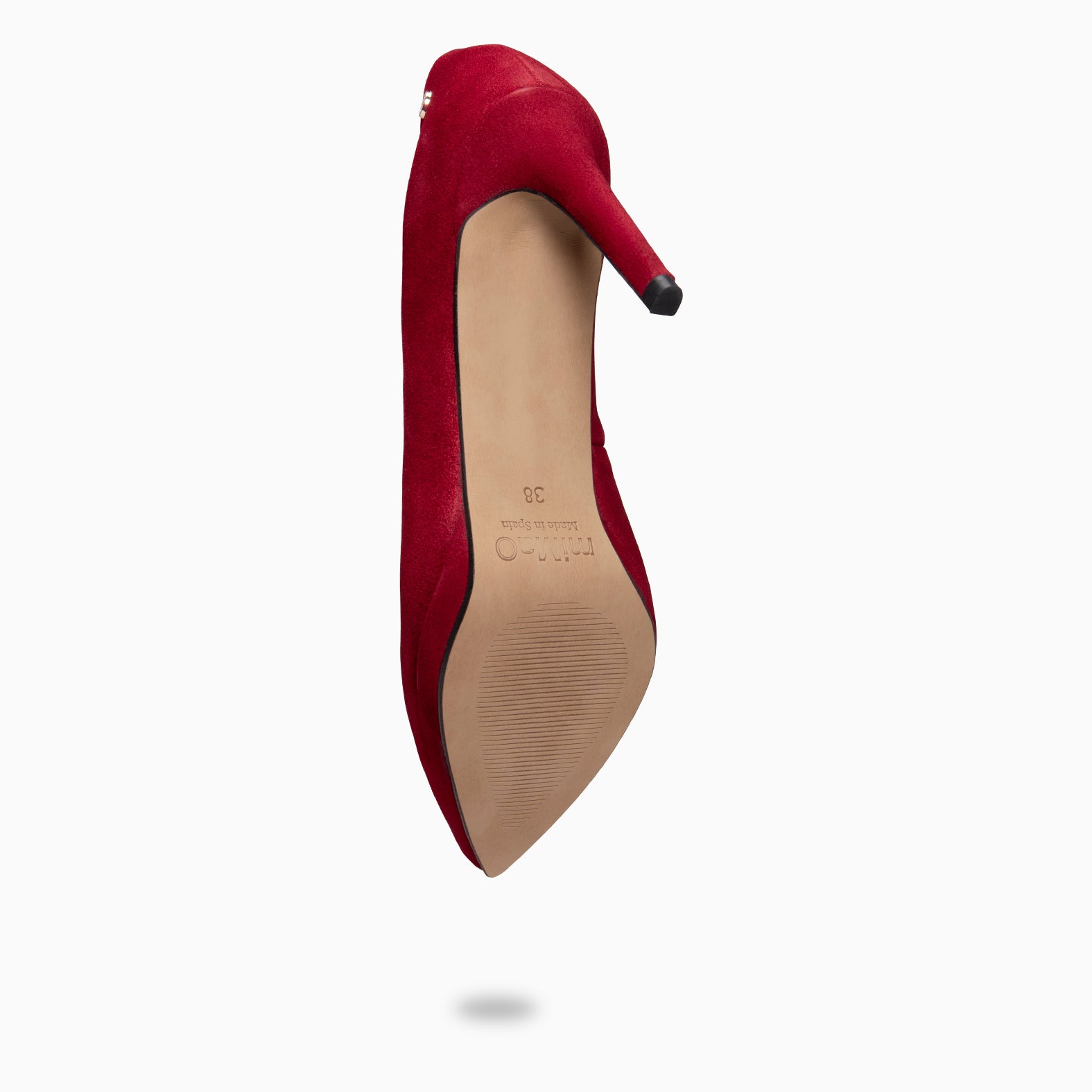 LAUREN – Zapato de tacón alto en piel BURDEOS - miMaO ®
