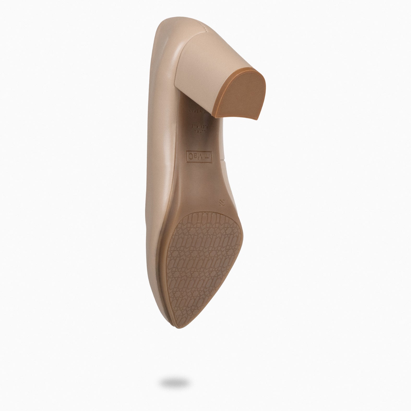 URBAN S SALON - Chaussures à talon moyen en cuir SABLE