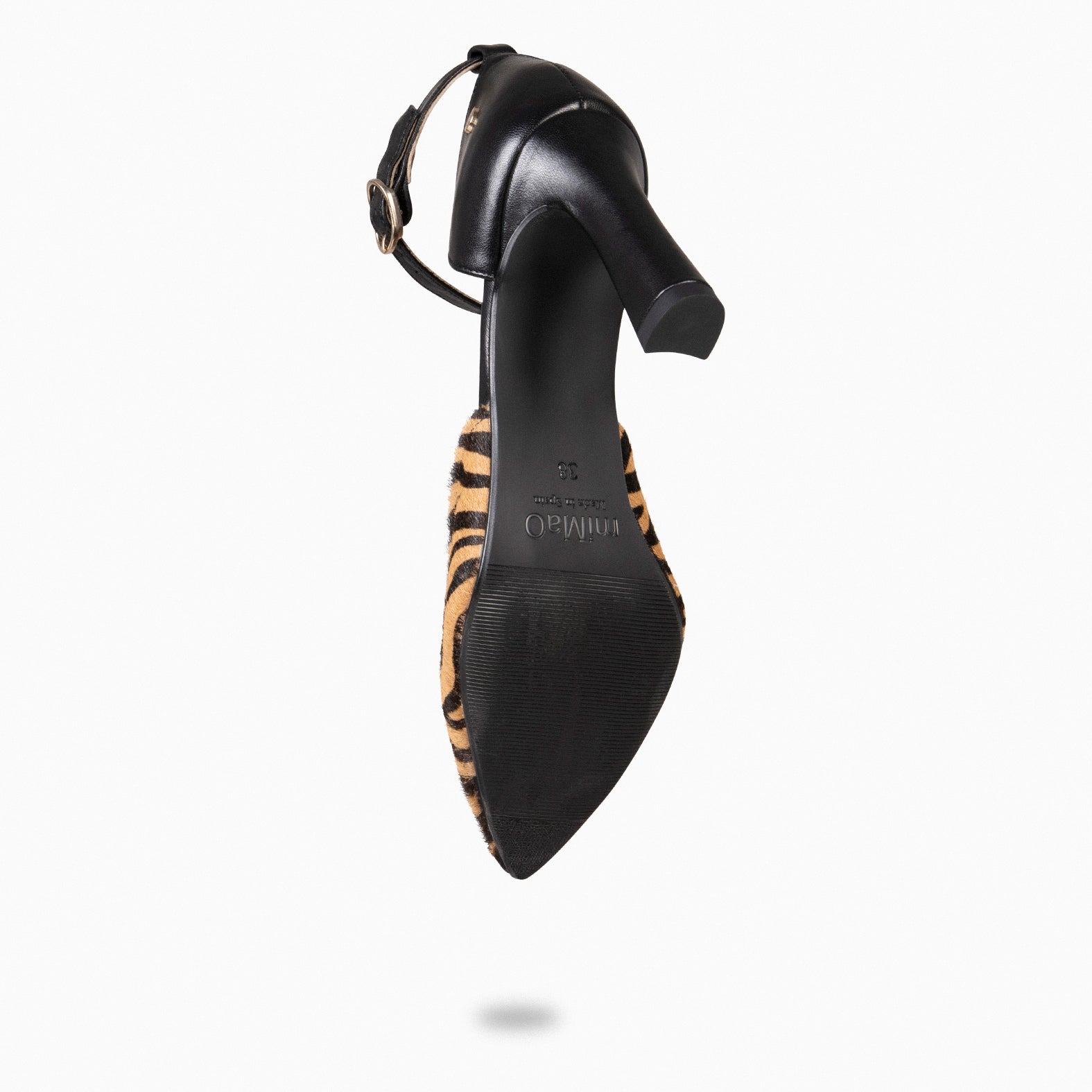 AINHOA - Zapato de tacón punta fina CEBRA - miMaO ®