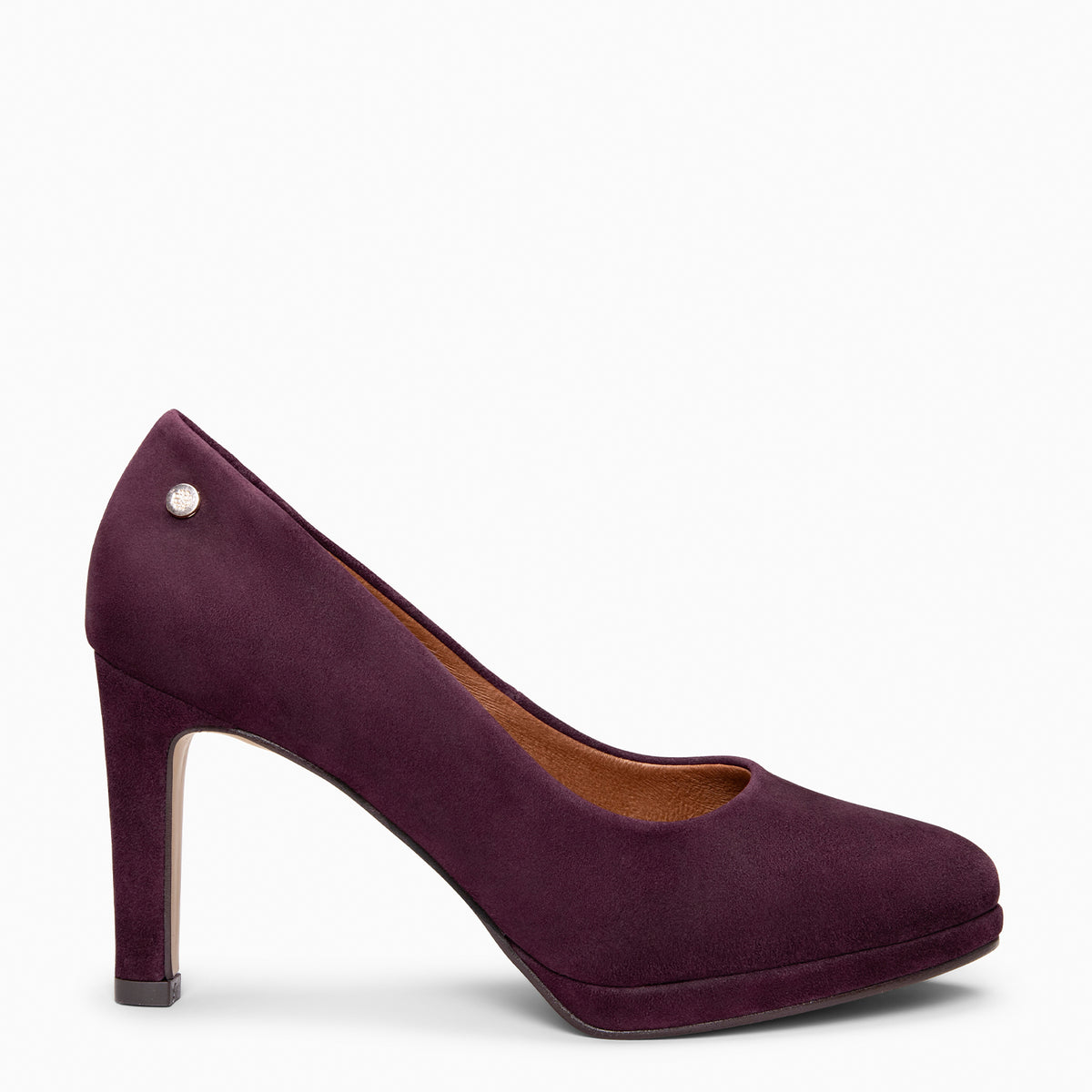 PLATAFORMA - Zapatos de tacón alto y plataforma CIRUELA