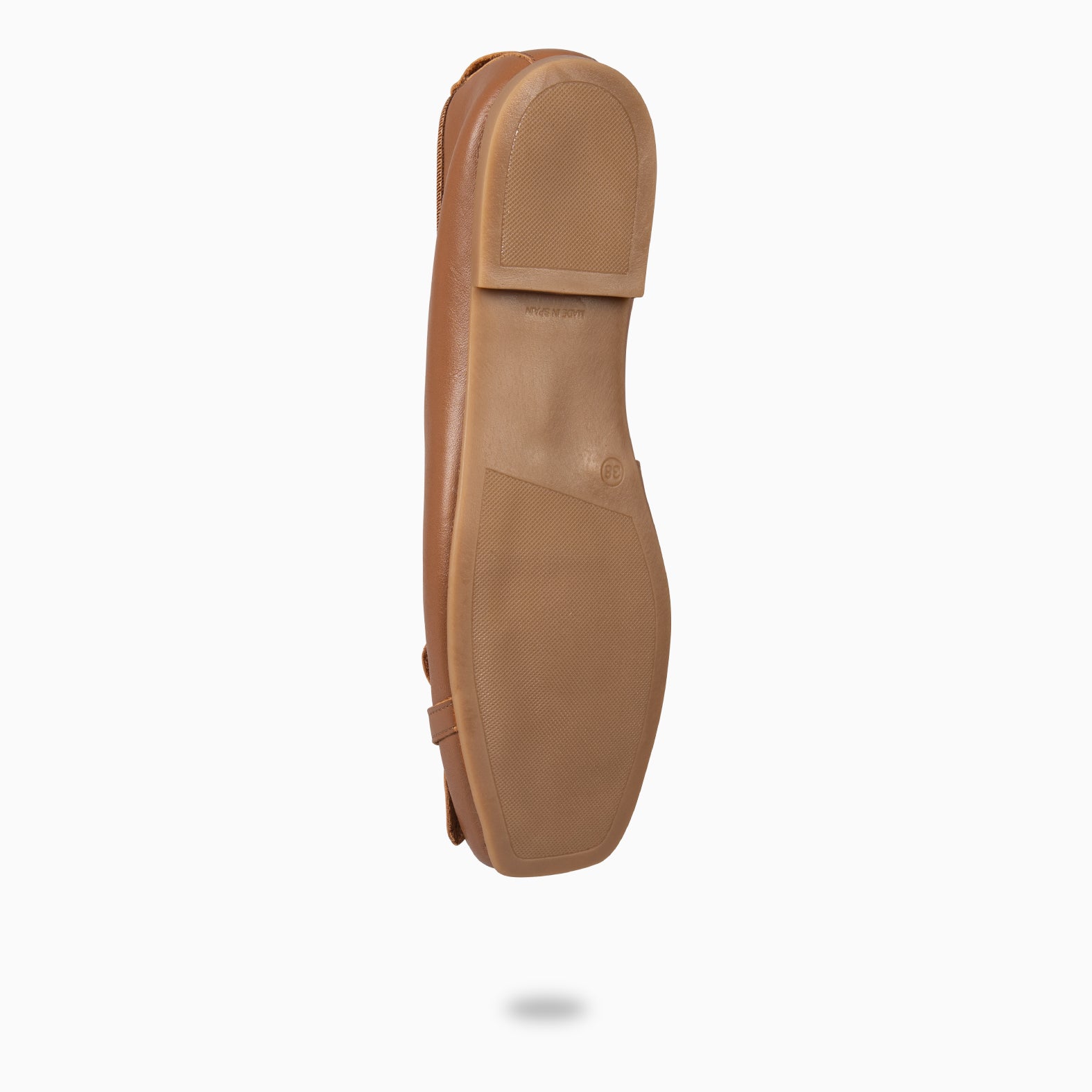 ZOY - Manoletina con puntera cuadrada CAMEL - miMaO ®