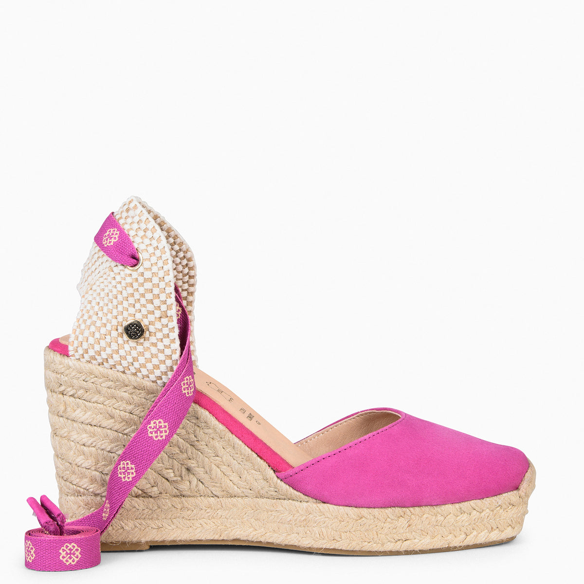 MOMBASA – FUCHSIA  Espadrilles with ribbons 