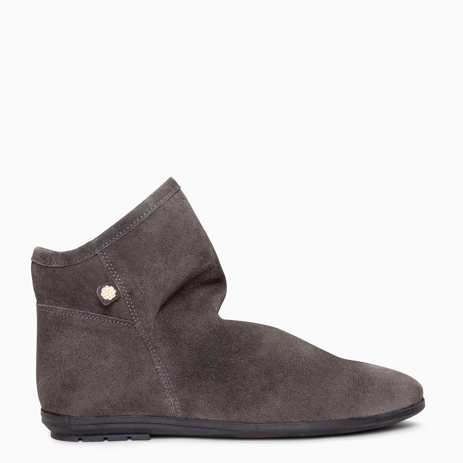 CHESS - Botines de ante con caña fruncida GRIS - miMaO ®