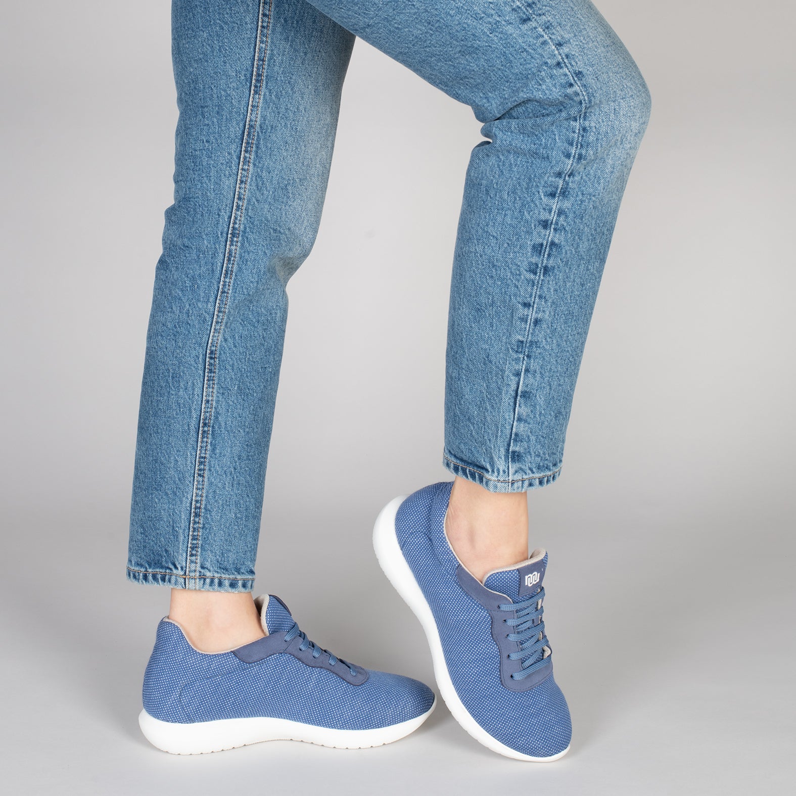 YOGA – Zapatillas deportivas de lana merino JEANS - miMaO ®