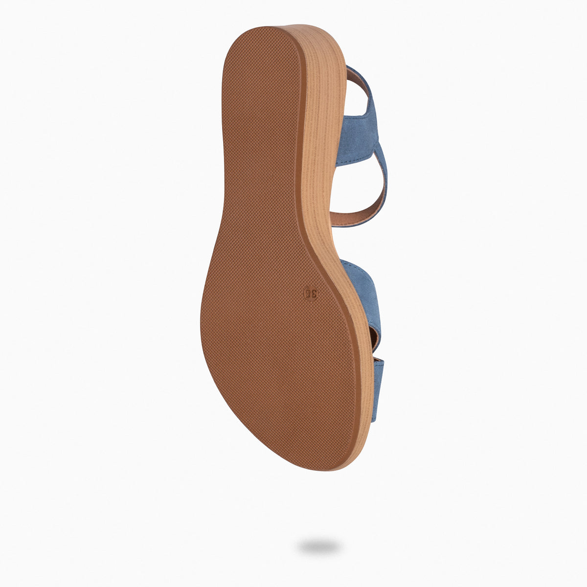 MAR – Sandales à talon compensé et lanières croisées JEANS