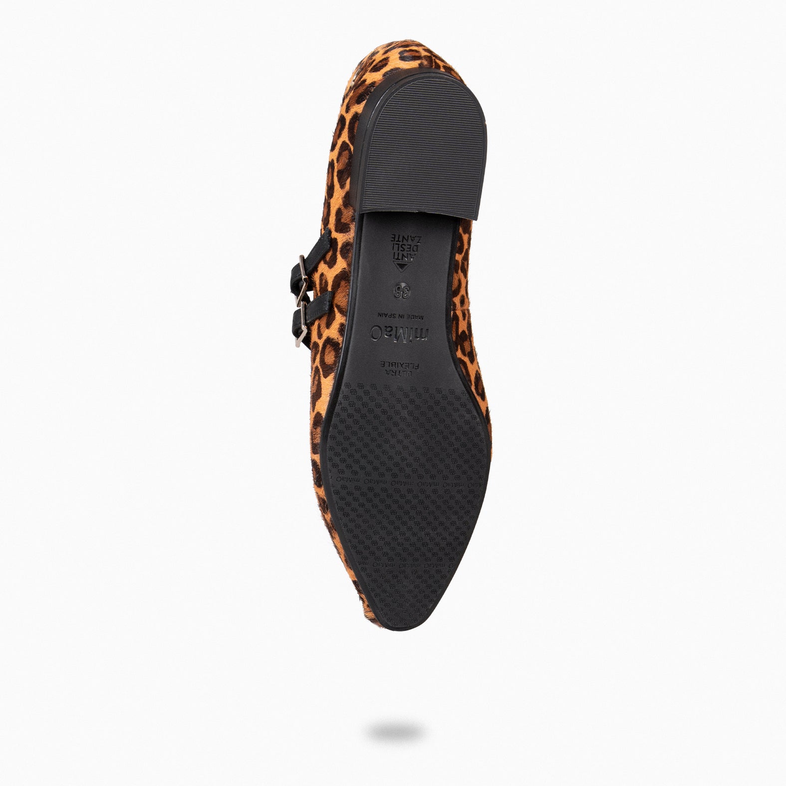 Alana - Merceditas con tacón bajo LEOPARDO - miMaO ®