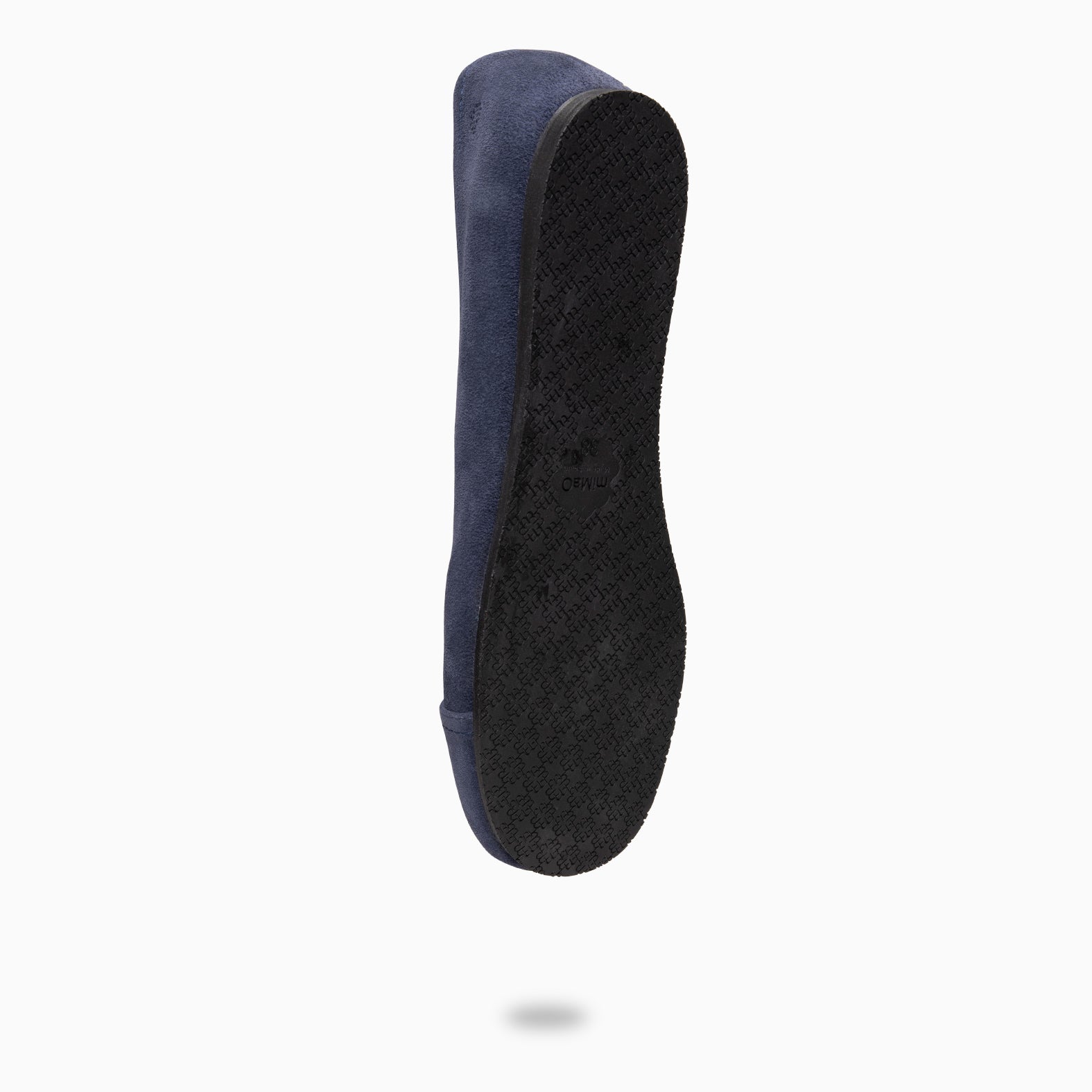 PLUMA - Bailarina baresoft de serraje en MARINO - miMaO ®