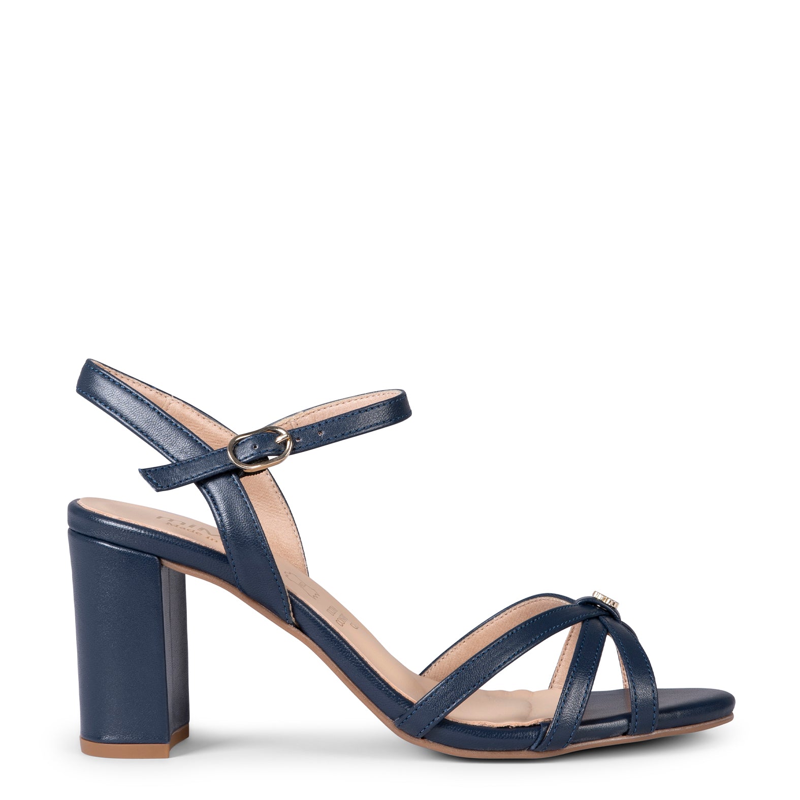 SONIA - SANDALIAS ELEGANTES DE TACÓN ALTO MARINO - miMaO ®
