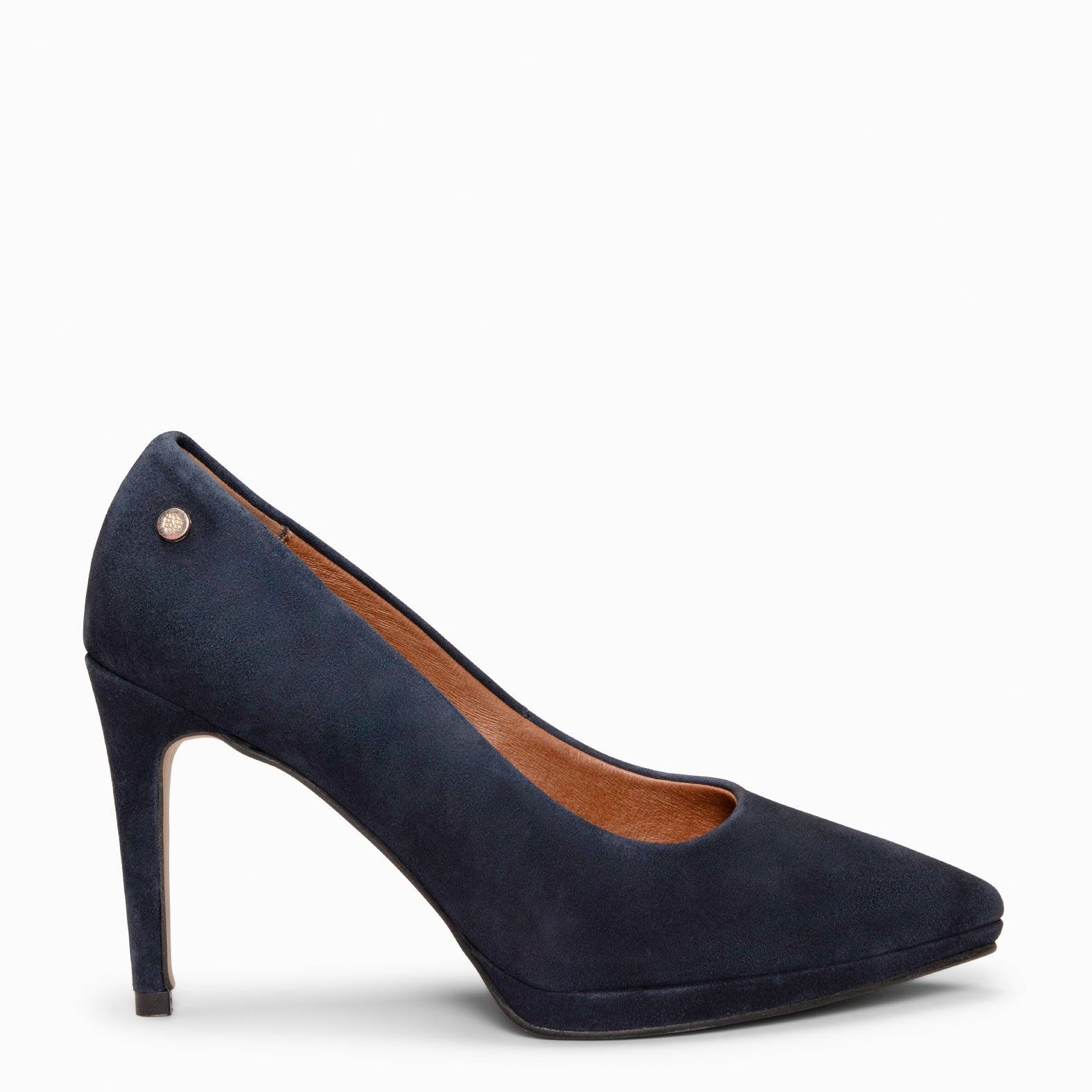 LAUREN – Zapato de tacón alto en piel MARINO - miMaO ®