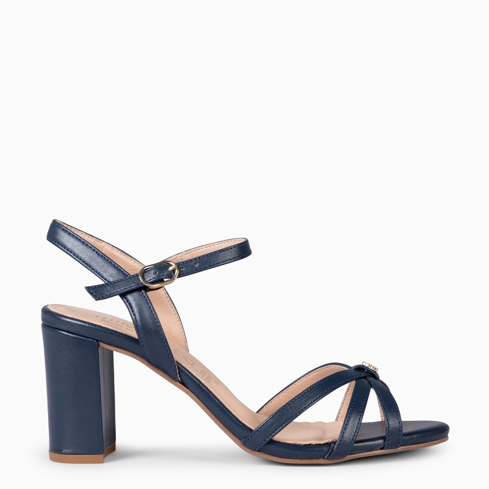 SONIA - SANDALIAS ELEGANTES DE TACÓN ALTO MARINO - miMaO ®