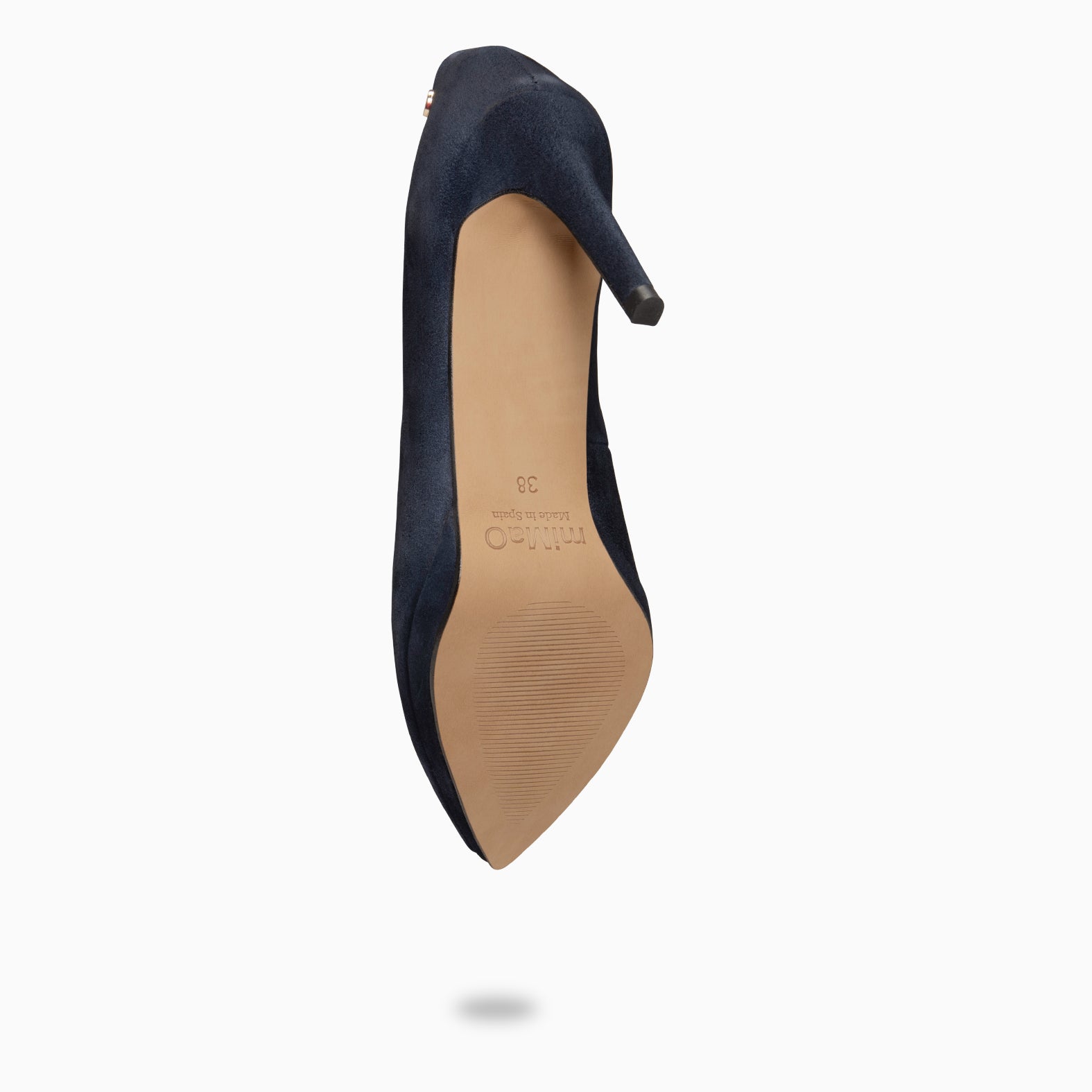 LAUREN – Zapato de tacón alto en piel MARINO - miMaO ®