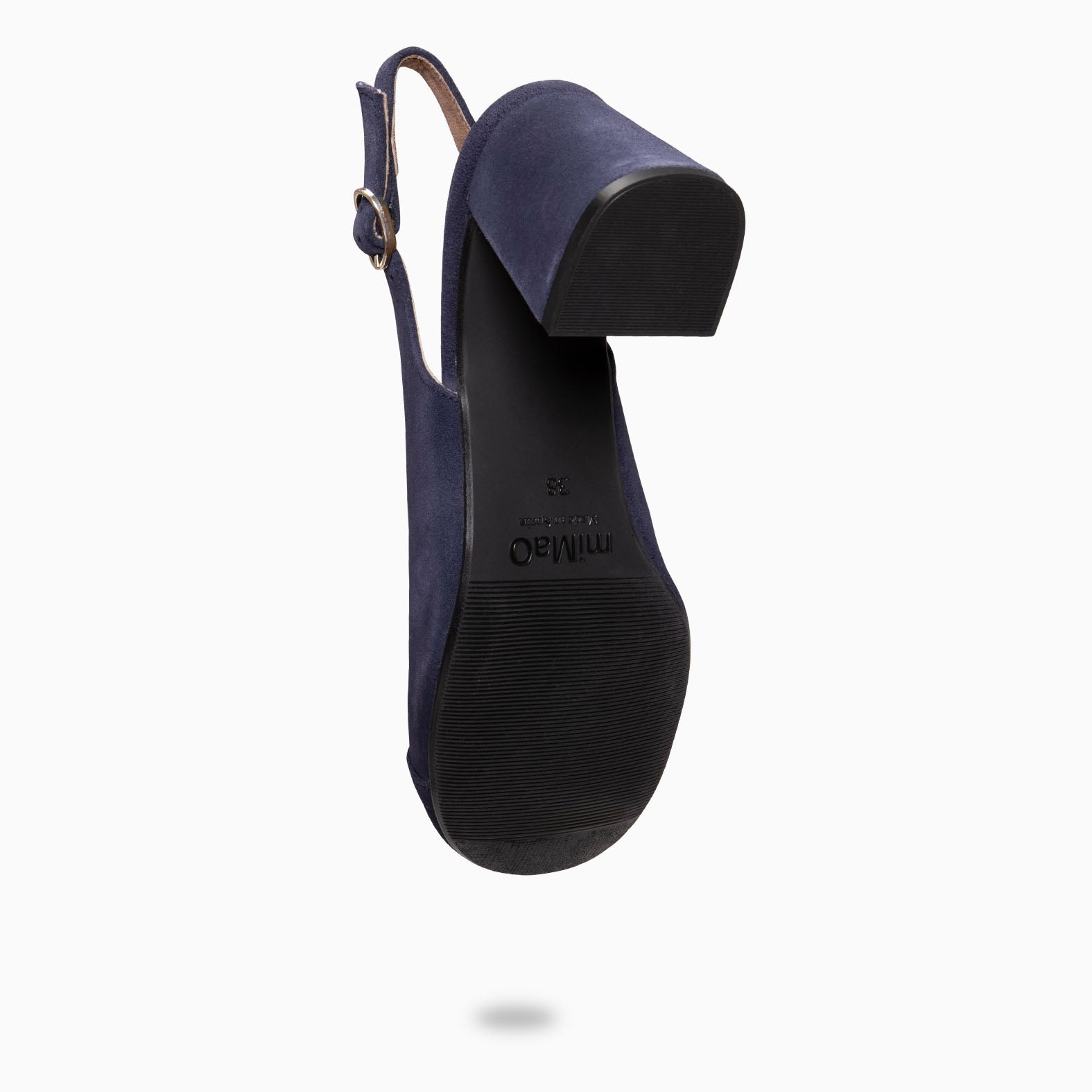 VEGA - Zapato de tacón ancho destalonado MARINO - miMaO ®