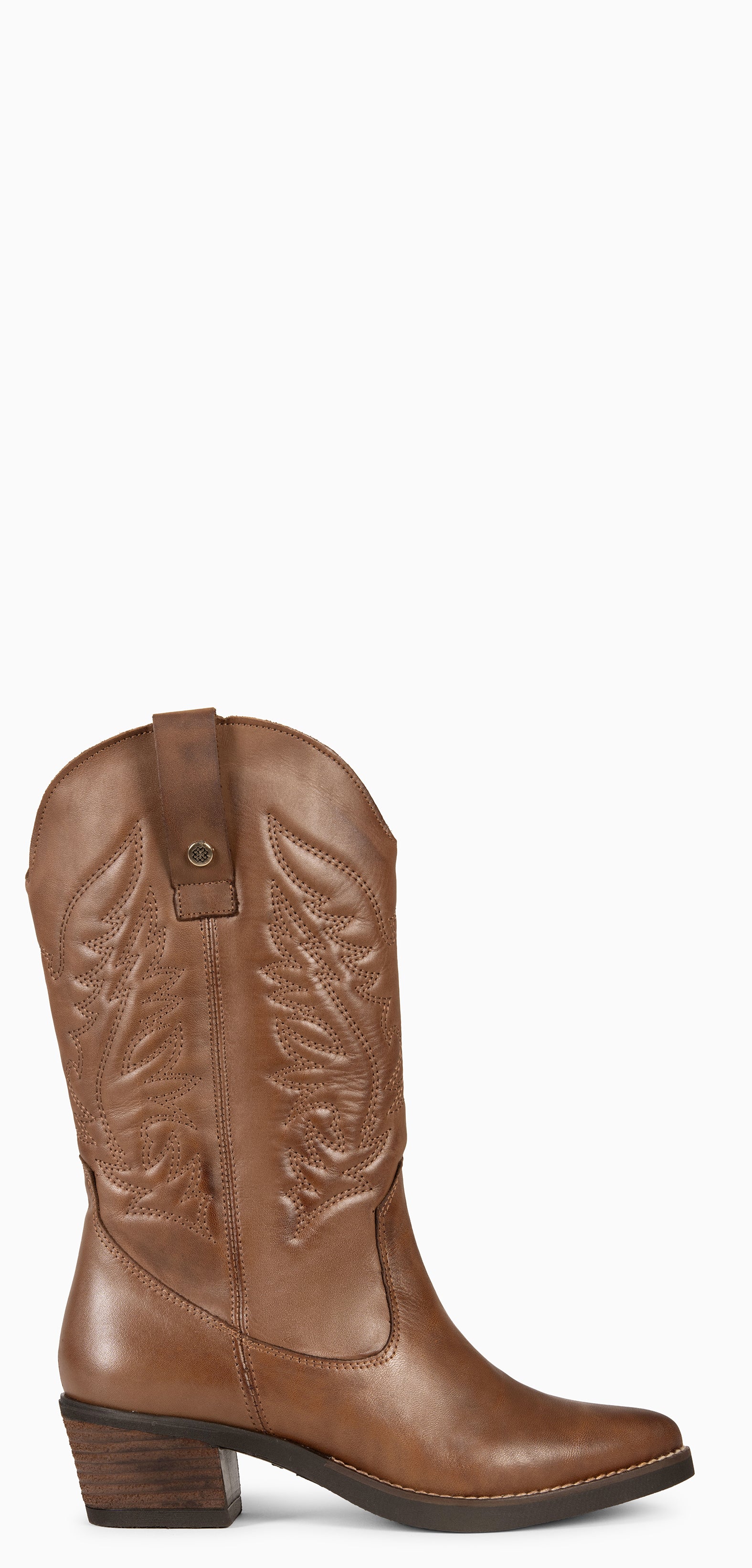 UTAH - Botas Cowboy bordado MARRON - miMaO ®