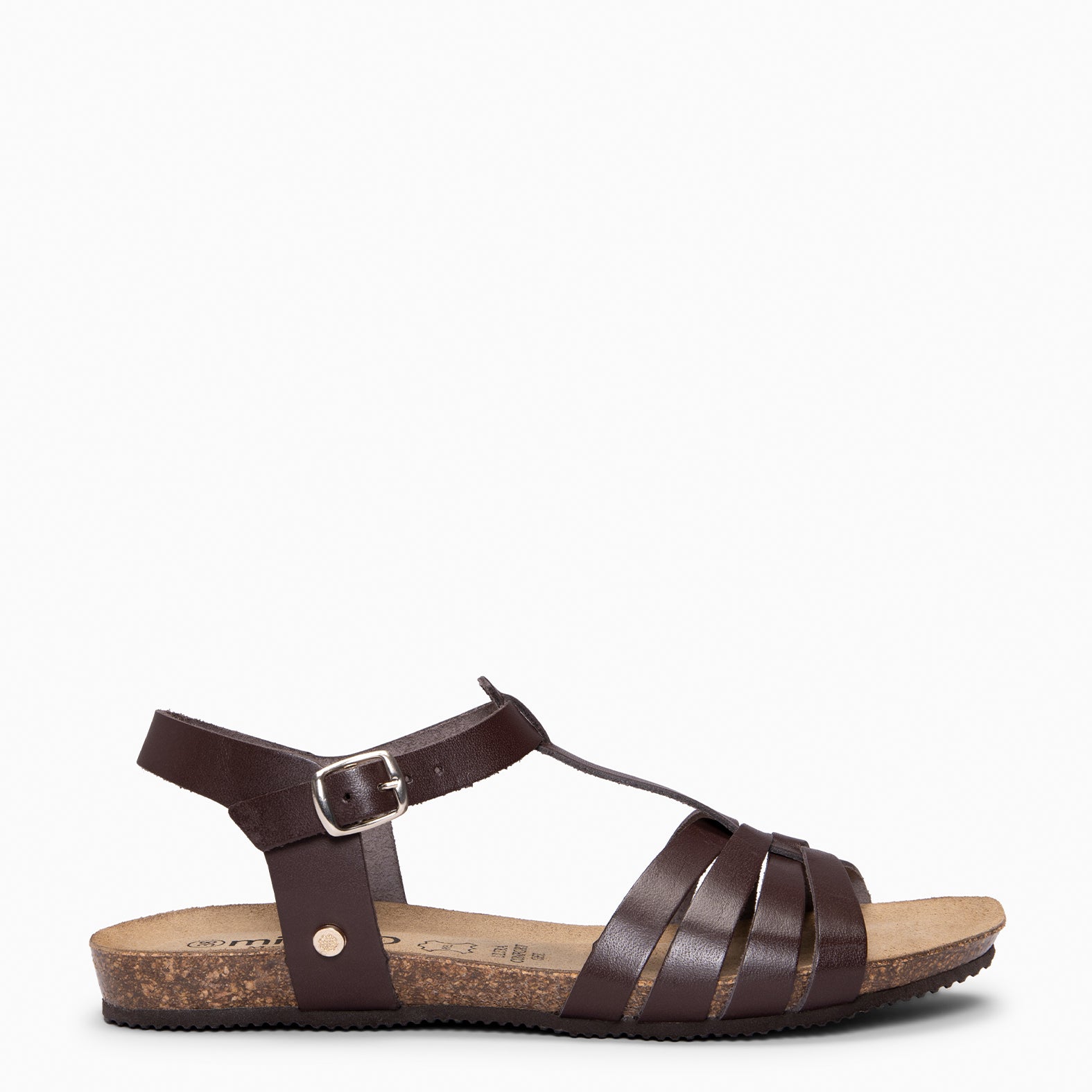 DITA - Sandalias BIO de tiras MARRON