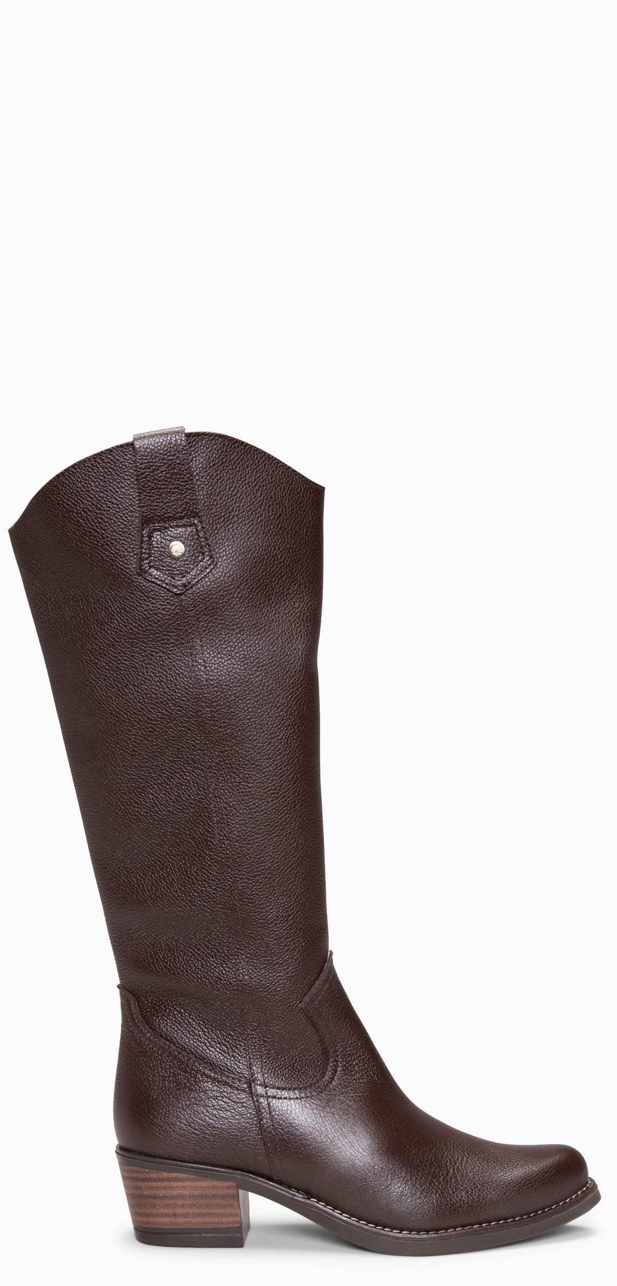 VALLEY - Botas altas de tacón MARRON - miMaO ®
