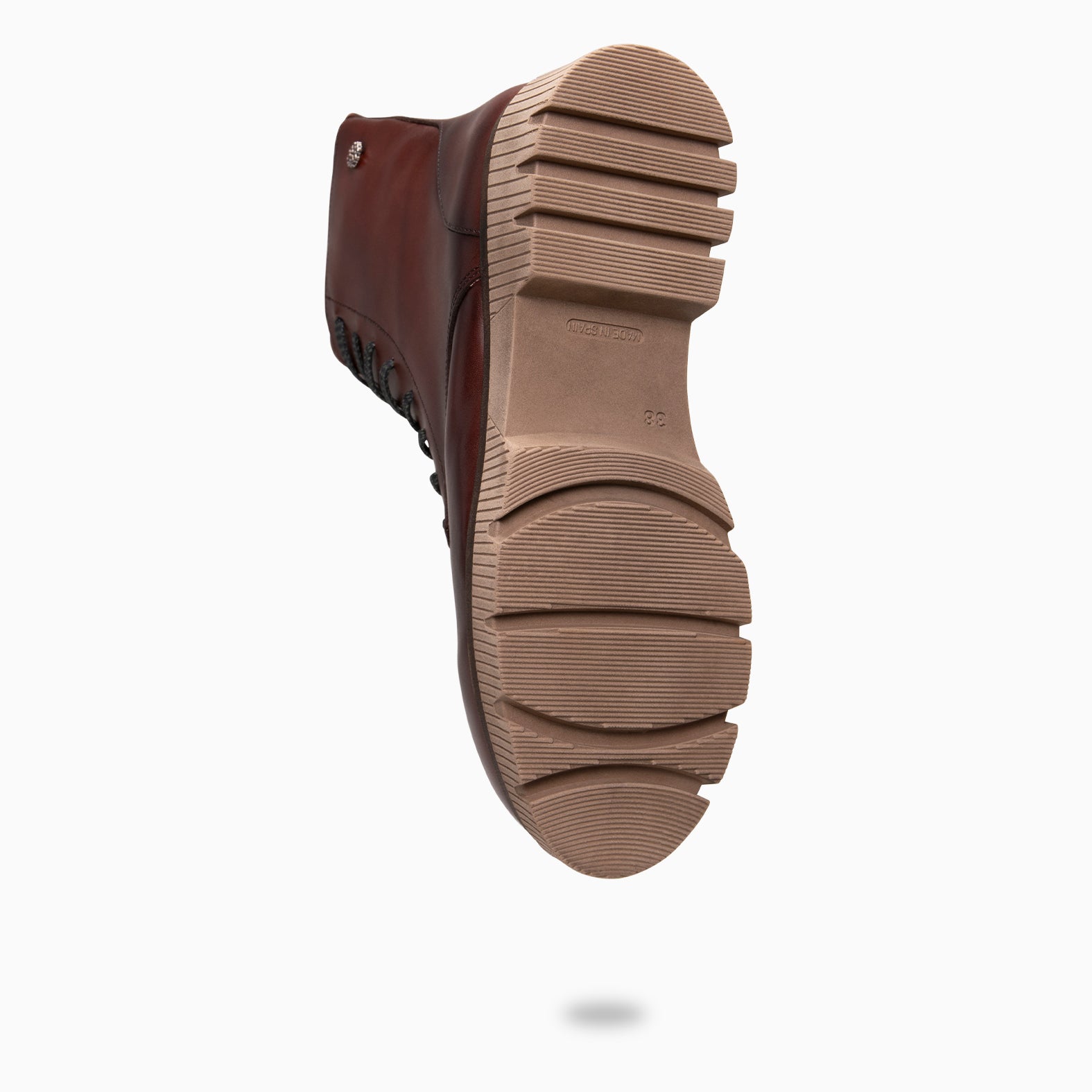 STONE - Botines militares de piel MARRON - miMaO ®