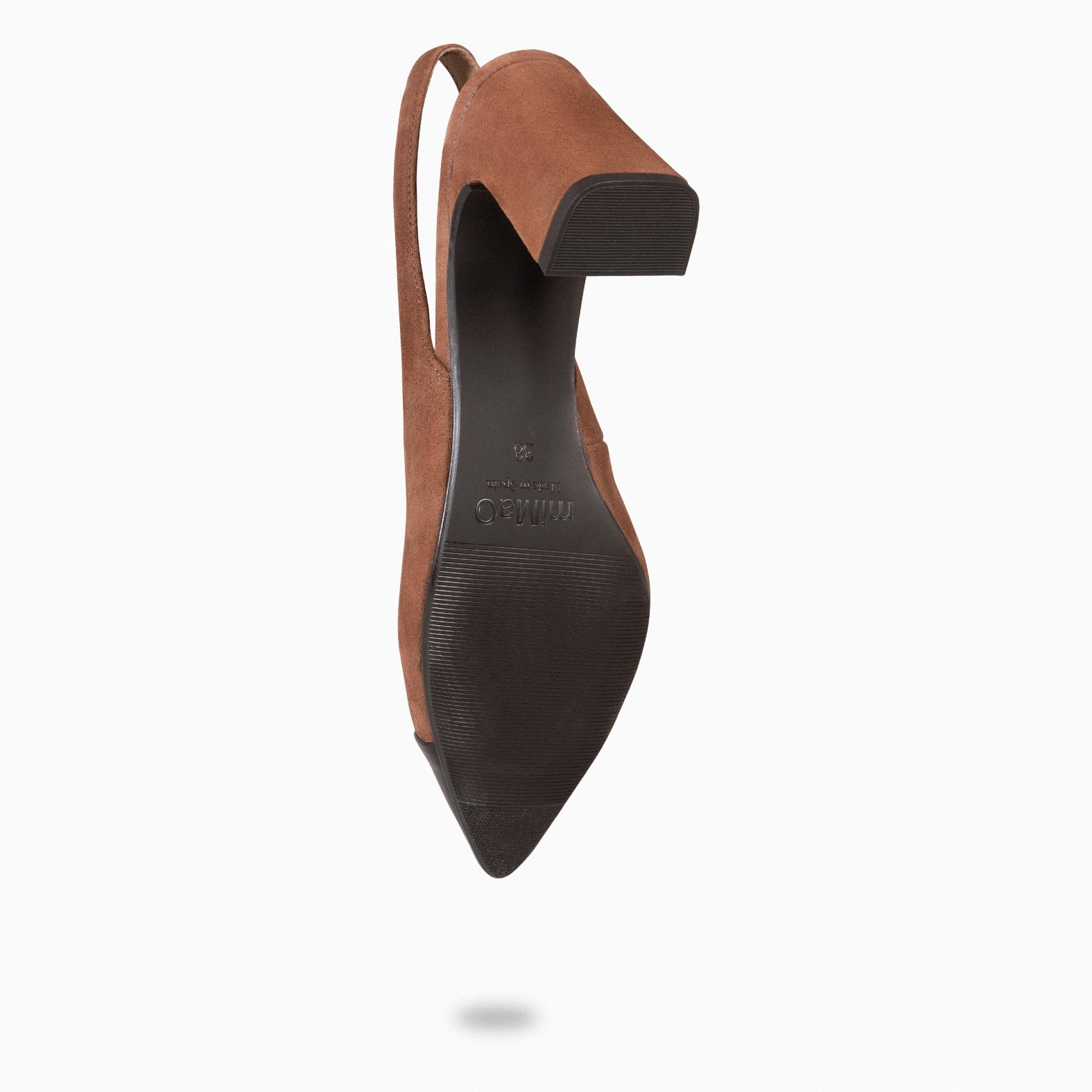 DIANA – Zapato destalonado de mujer MARRÓN - miMaO ®