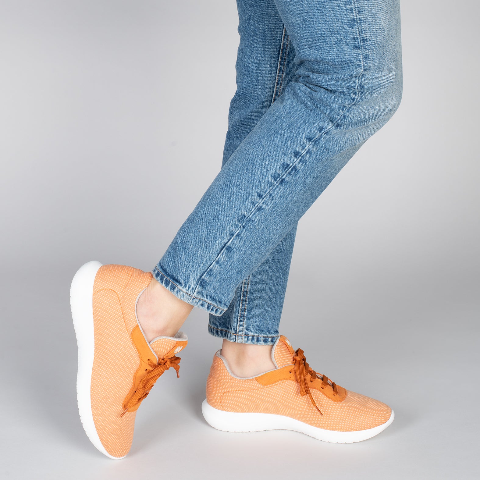 YOGA – Zapatillas deportivas de lana merino MELOCOTÓN - miMaO ®